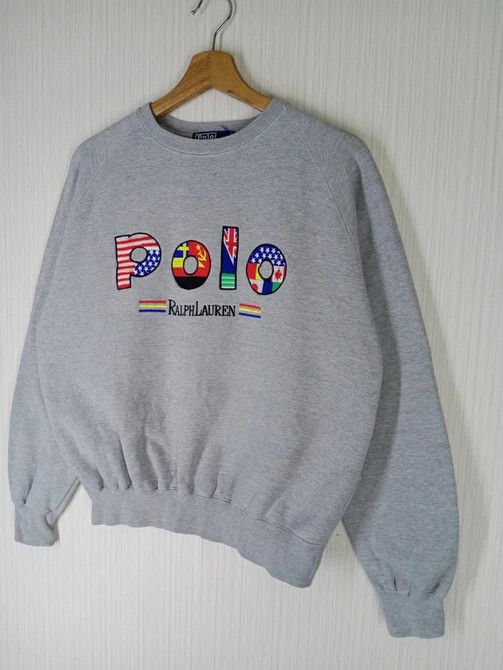 Polo Ralph Lauren Rare Vintage Polo Ralph Lauren Embroidered Logo Sweatshirt Size US M / EU 48-50 / 2 - 4 Thumbnail