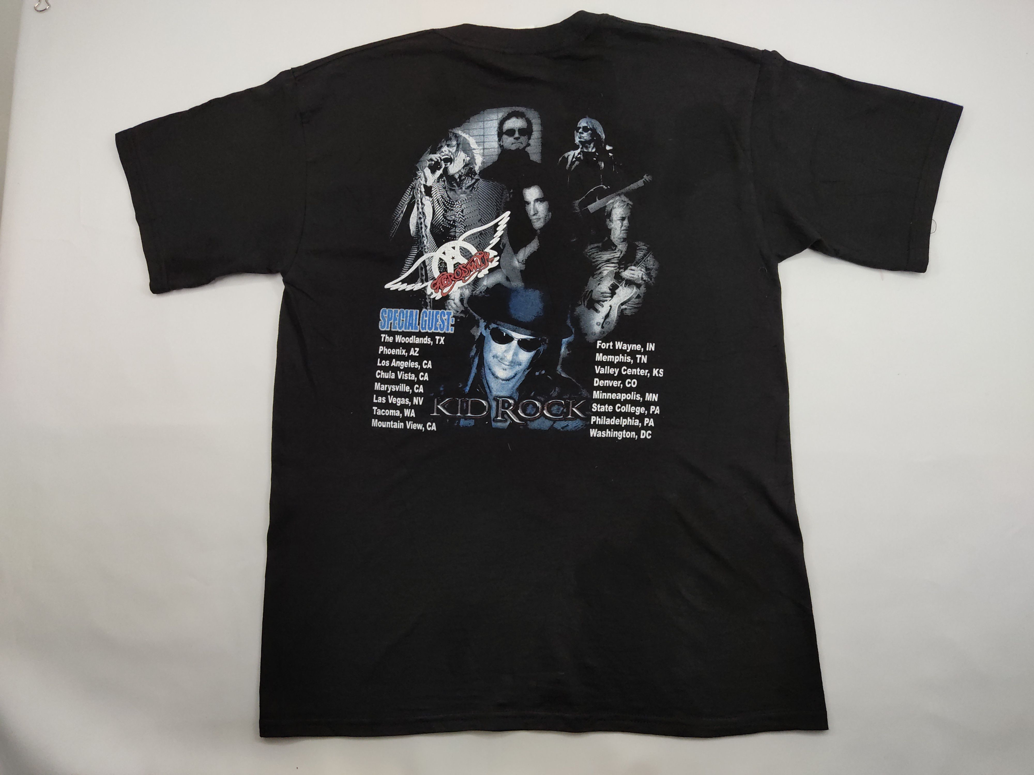 Band Tees Aerosmith Tour Special Guest Kid Rock Tee Band Hollywood Size US L / EU 52-54 / 3 - 1 Thumbnail