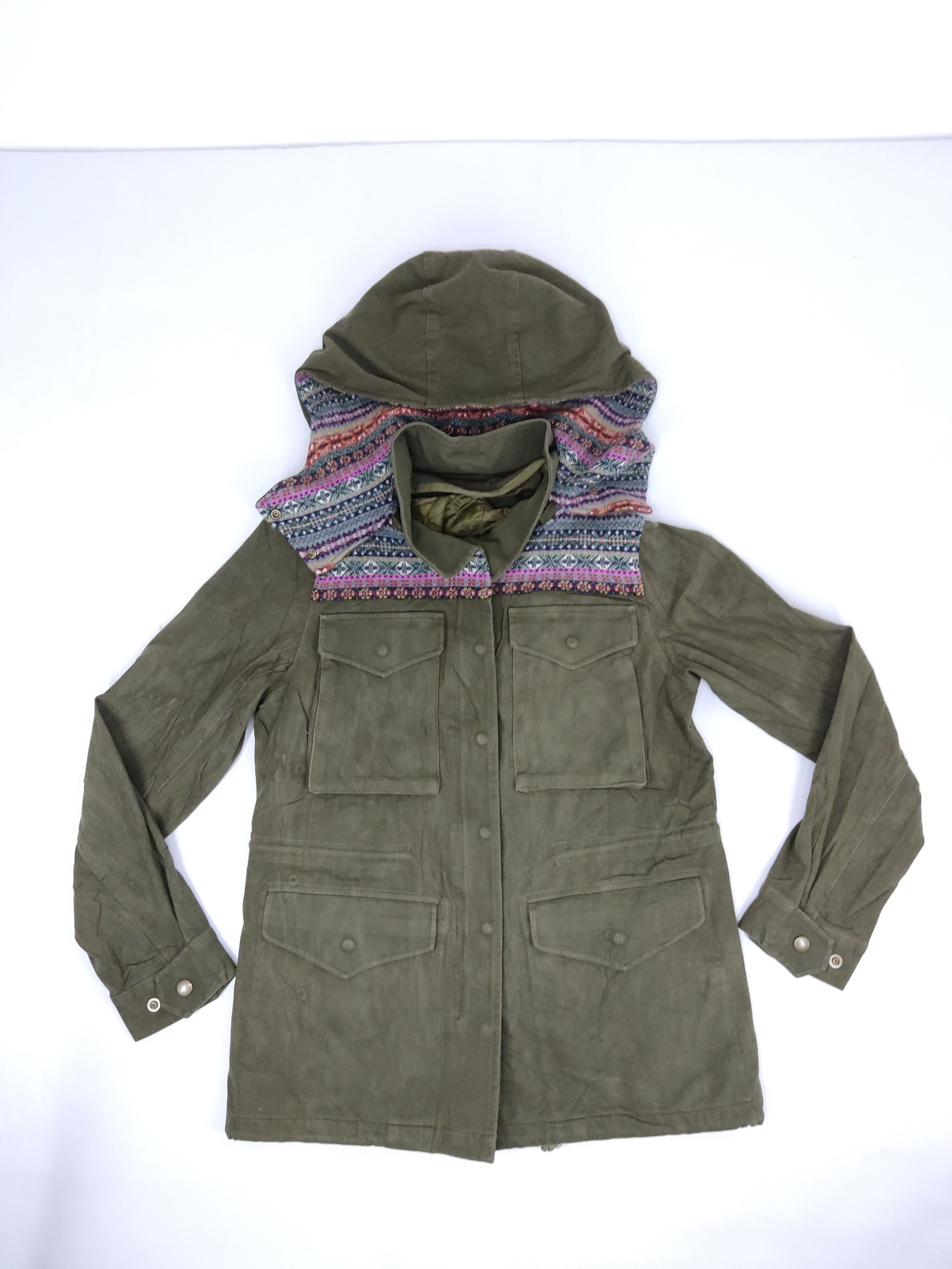 Japanese Brand Parka Hoodie Jacket Classic 4 Pockets Military Style Punk Size M / US 6-8 / IT 42-44 - 1 Thumbnail