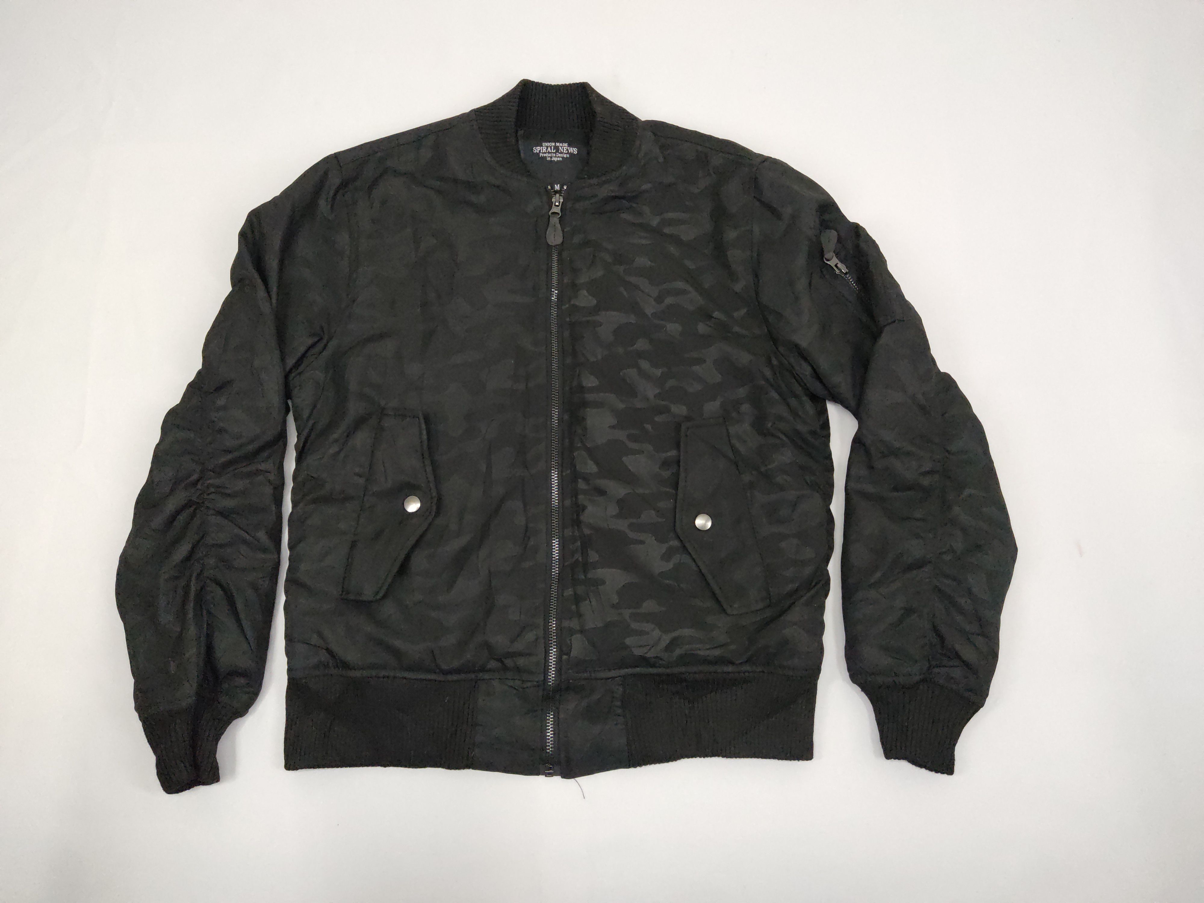 Japanese Brand Union Made Spiral News Product Design Camouflage Jacket Size M / US 6-8 / IT 42-44 - 1 Thumbnail