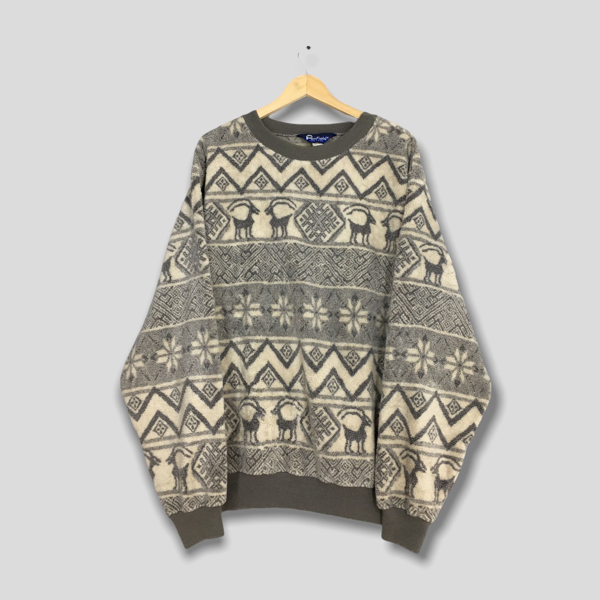 image of Fleece Aztec Navajo Fleece Sweatshirt Xlarge, Men's