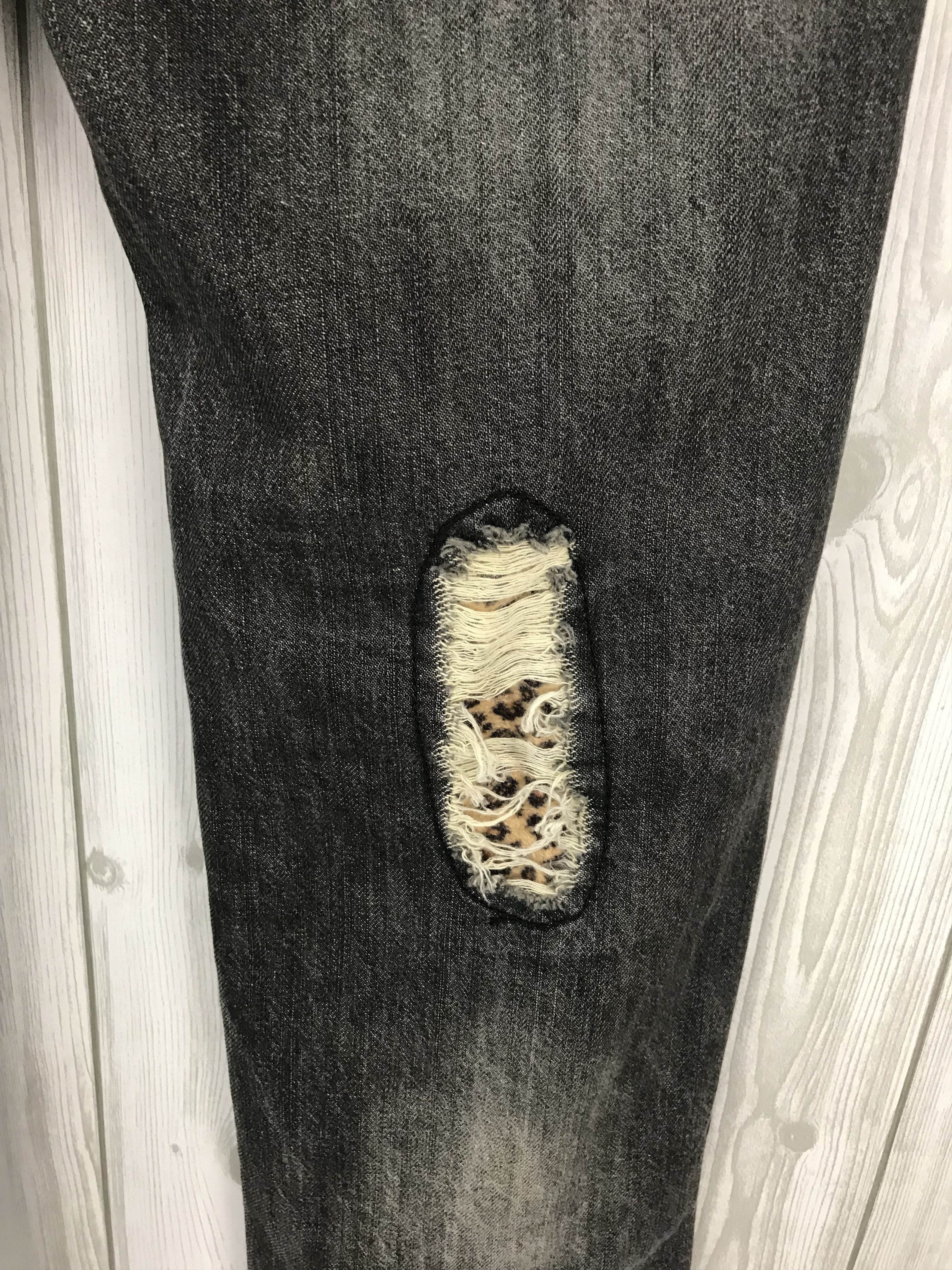 Hysteric Glamour Japanese Brand EXPLOSION Leopard Double Waist Denim Jeans Size US 32 / EU 48 - 15 Thumbnail