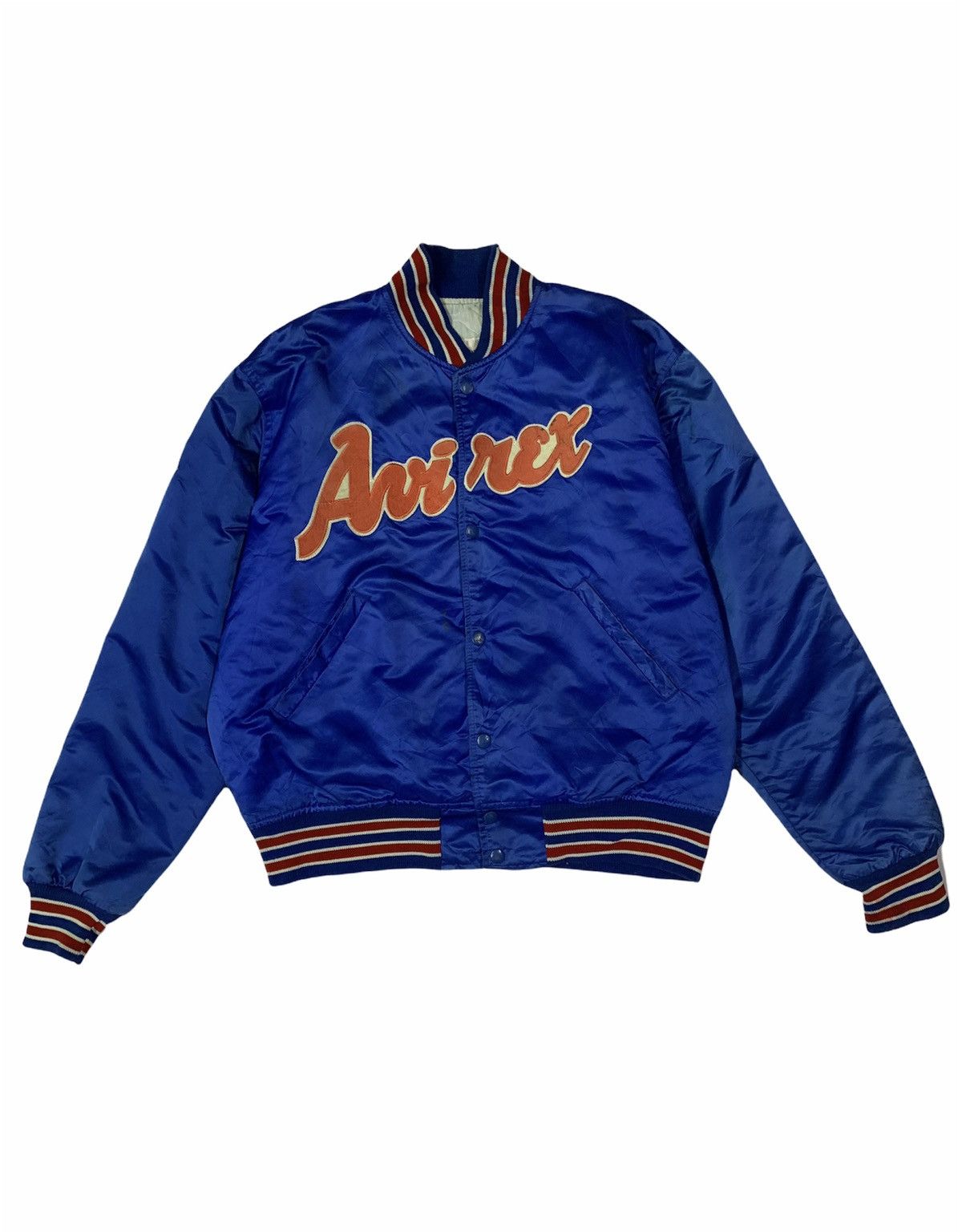Avirex 🔥RARE AVIREX VARSITY JACKETS CHICAGO SPELLOUT Size US L / EU 52-54 / 3 - 2 Thumbnail