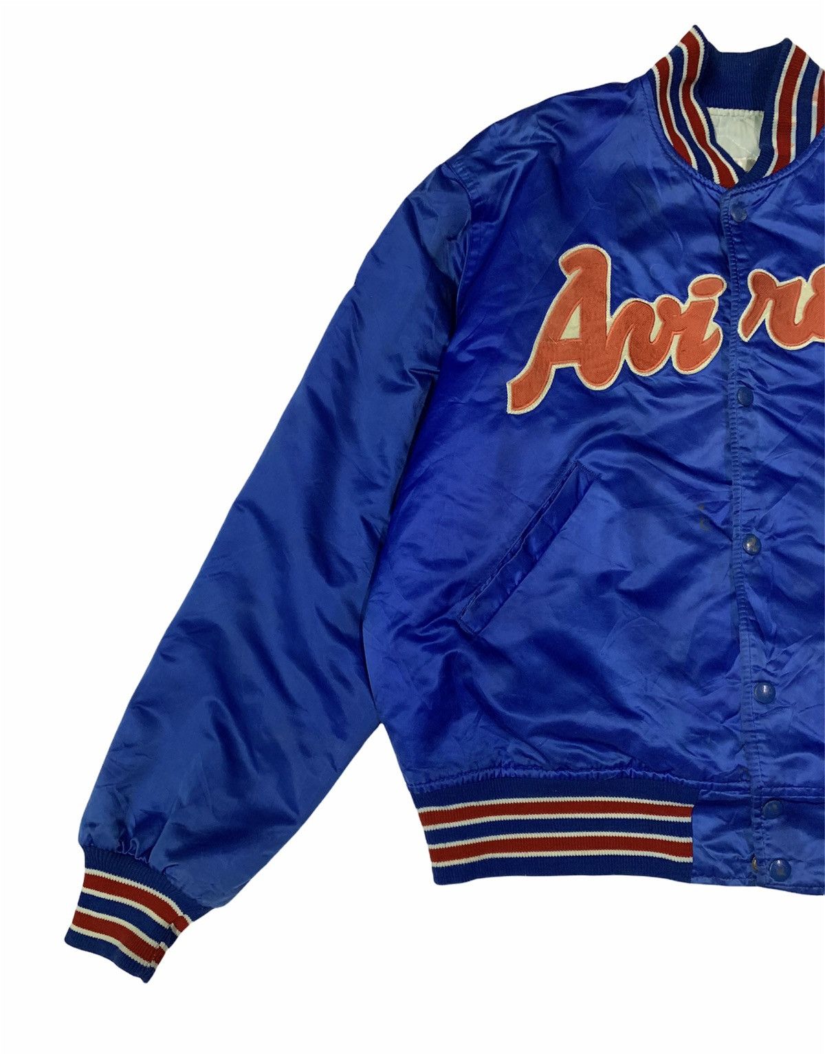 Avirex 🔥RARE AVIREX VARSITY JACKETS CHICAGO SPELLOUT Size US L / EU 52-54 / 3 - 3 Thumbnail