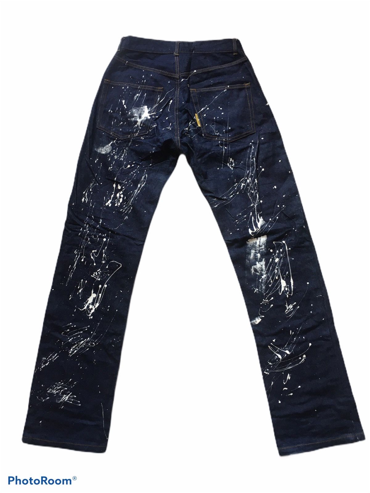 Japanese Brand Anti Nudism Denim Paint Splatter Size US 28 / EU 44 - 1 Thumbnail