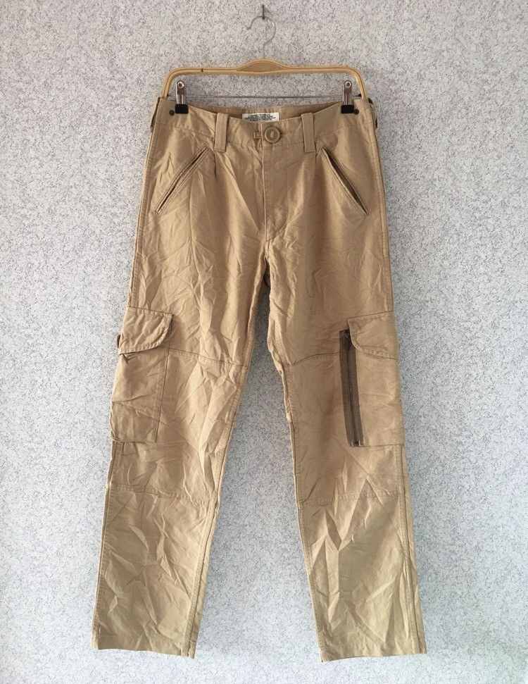 image of Avirex Military Cargo Trousers in Khaki, Men's (Size 32)