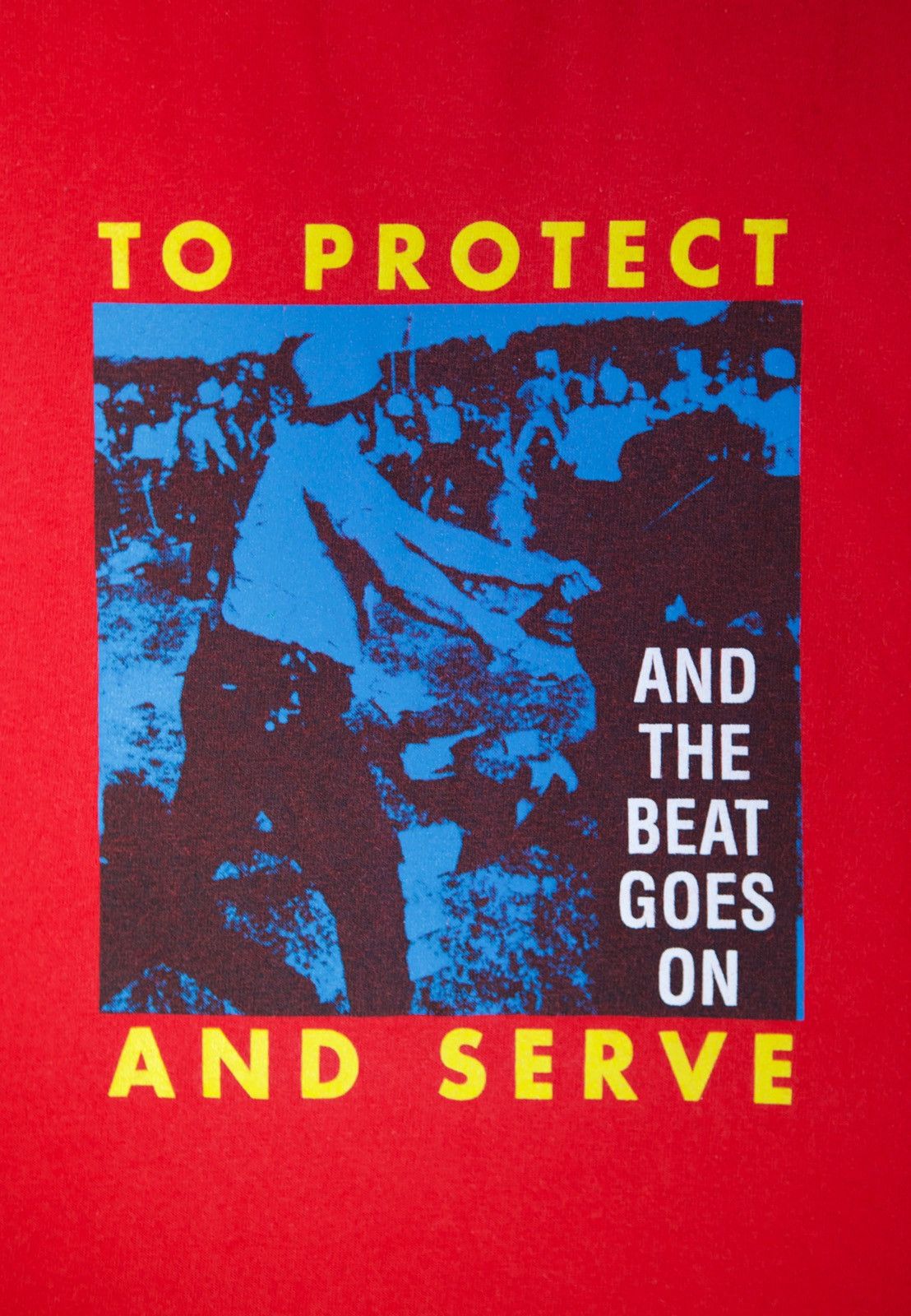 Supreme Supreme 2008 To Protect And Serve/The Beat Goes On T Shirt Size US M / EU 48-50 / 2 - 3 Thumbnail