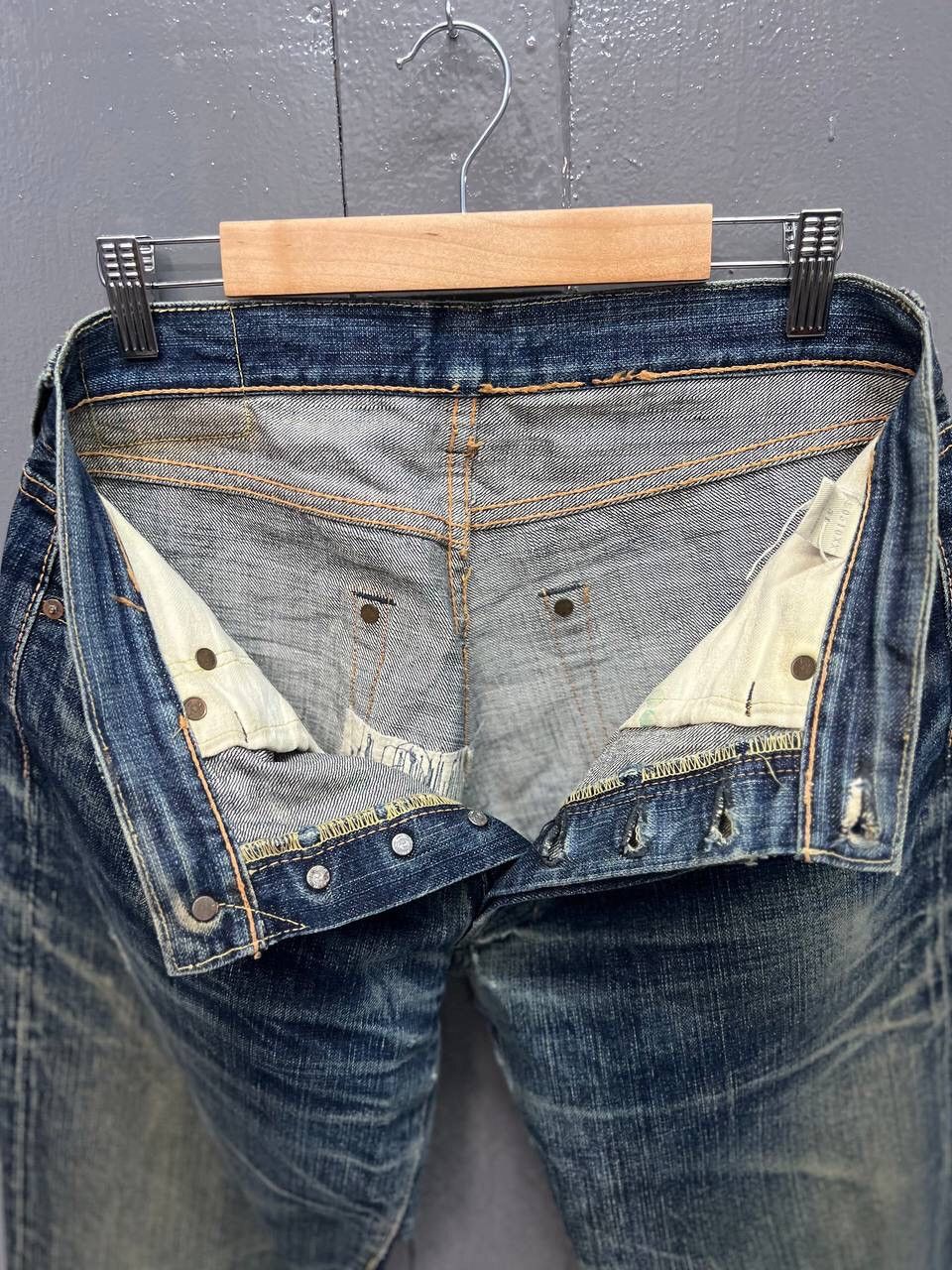 Samurai Jeans VINTAGE SAMURAI JEANS SELVEDGE 15Oz Size US 31 - 16 Thumbnail