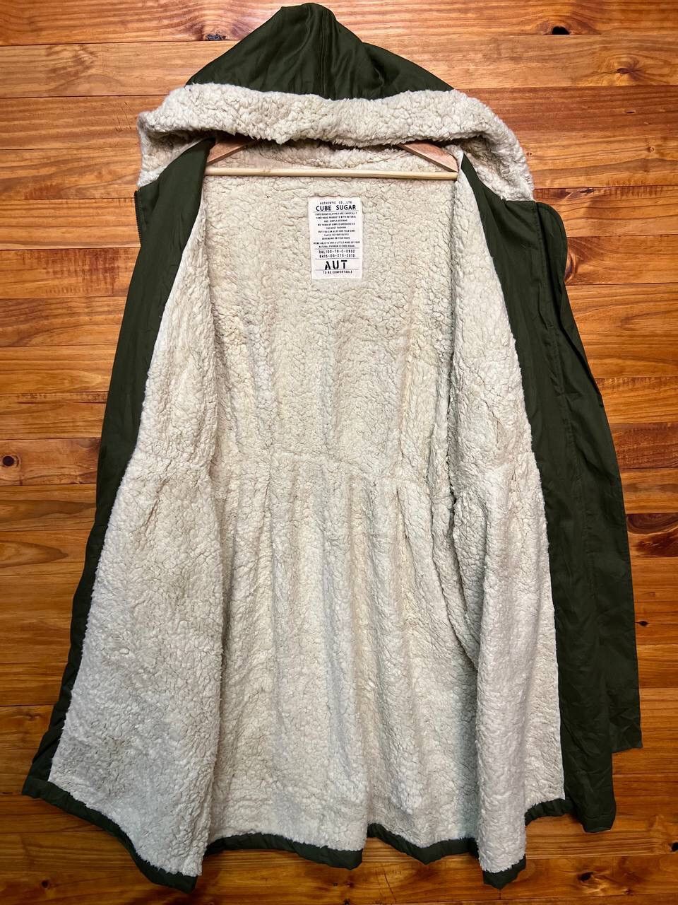 Japanese Brand CUBE SUGAR FAUX FUR DRAWSTRING PARKA Size US M / EU 48-50 / 2 - 12 Thumbnail