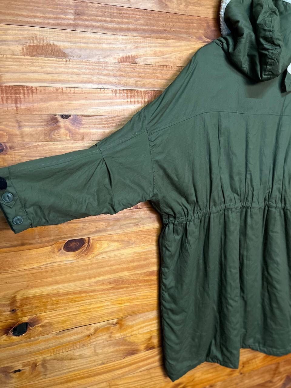 Japanese Brand CUBE SUGAR FAUX FUR DRAWSTRING PARKA Size US M / EU 48-50 / 2 - 9 Thumbnail