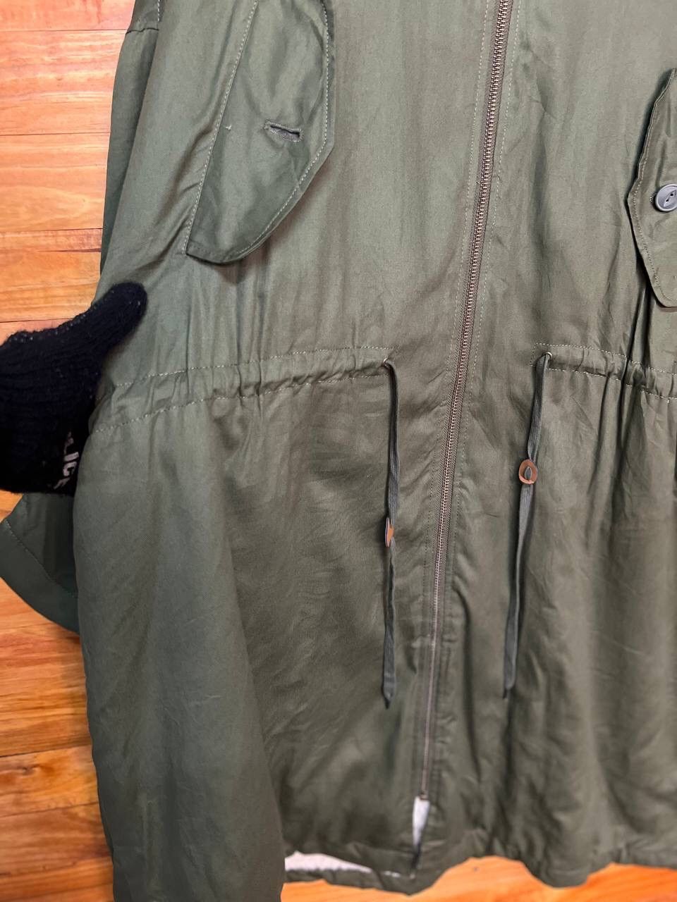 Japanese Brand CUBE SUGAR FAUX FUR DRAWSTRING PARKA Size US M / EU 48-50 / 2 - 5 Thumbnail