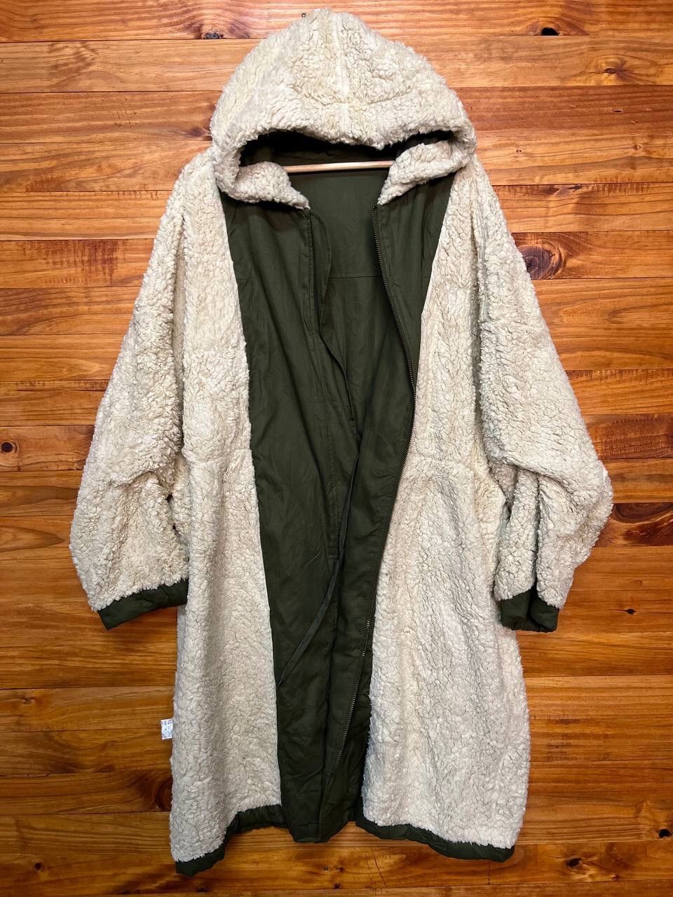 Japanese Brand CUBE SUGAR FAUX FUR DRAWSTRING PARKA Size US M / EU 48-50 / 2 - 15 Thumbnail