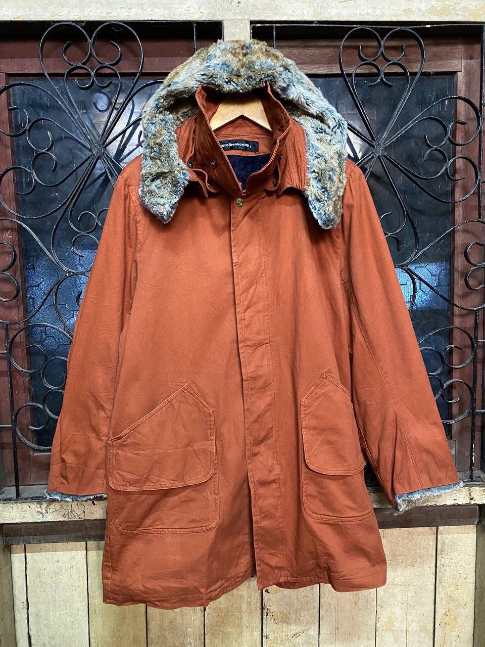 Issey Miyake MERCIBEAUCOUP FAUX FUR PARKA Size US M / EU 48-50 / 2 - 3 Thumbnail