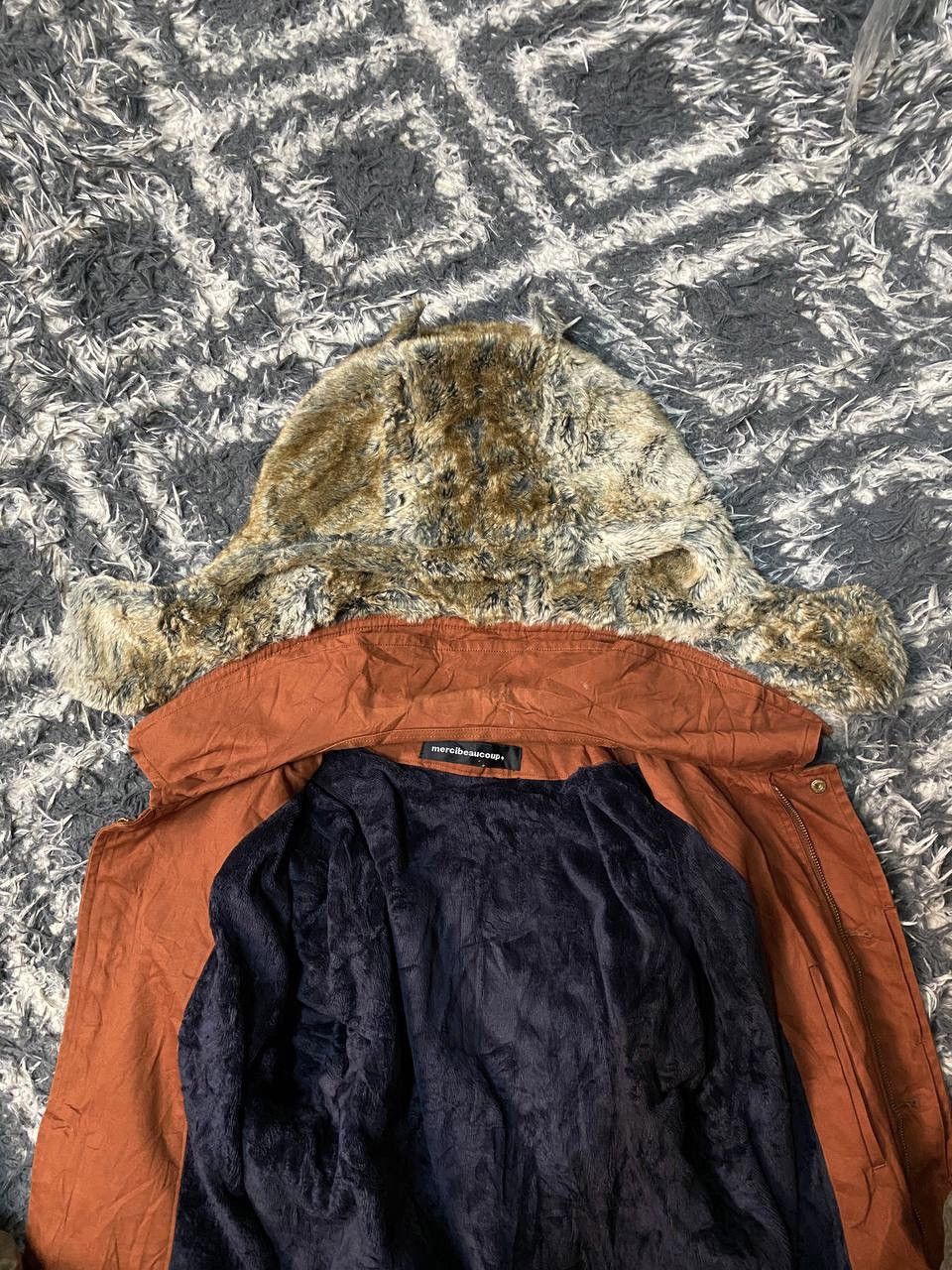 Issey Miyake MERCIBEAUCOUP FAUX FUR PARKA Size US M / EU 48-50 / 2 - 16 Thumbnail