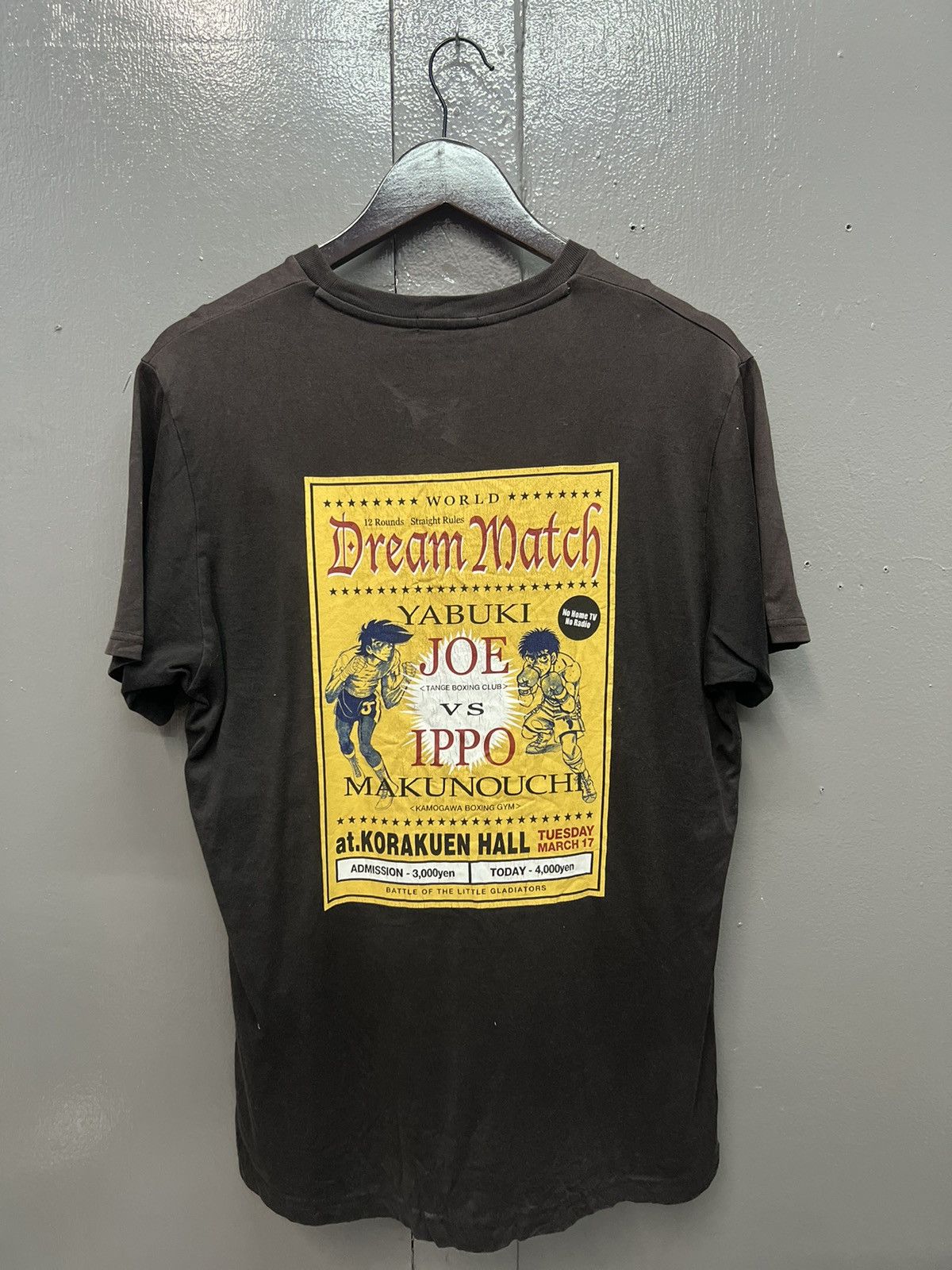 Anime ANIMA🔥JOE YABUKI VS IPPO MAKUNOUCH TEES Size US L / EU 52-54 / 3 - 1 Thumbnail