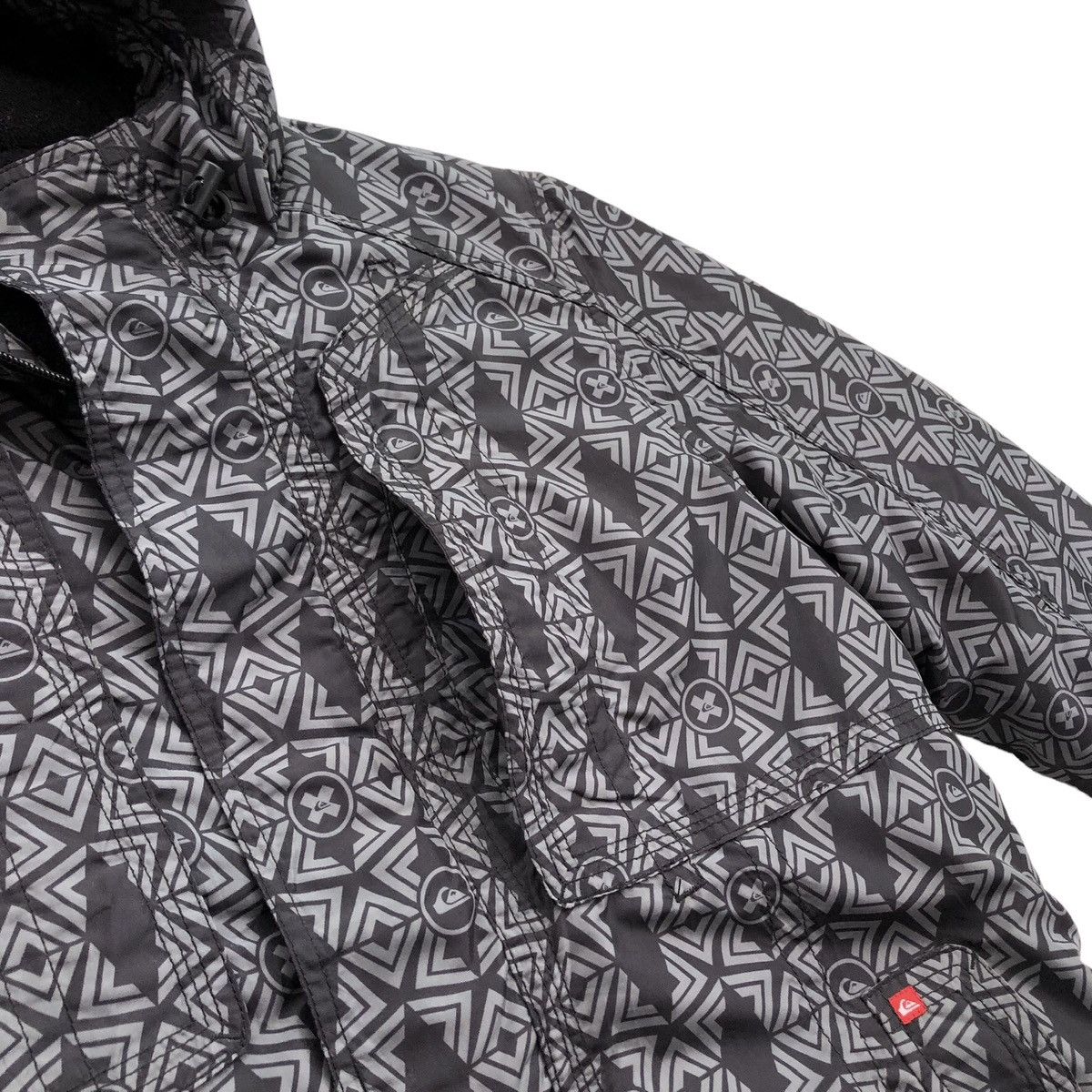 Quiksilver Quiksilver Full Printed Overprint Lined Fleece Jacket Size US L / EU 52-54 / 3 - 9 Thumbnail