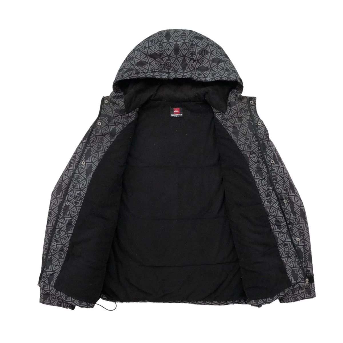 Quiksilver Quiksilver Full Printed Overprint Lined Fleece Jacket Size US L / EU 52-54 / 3 - 4 Thumbnail