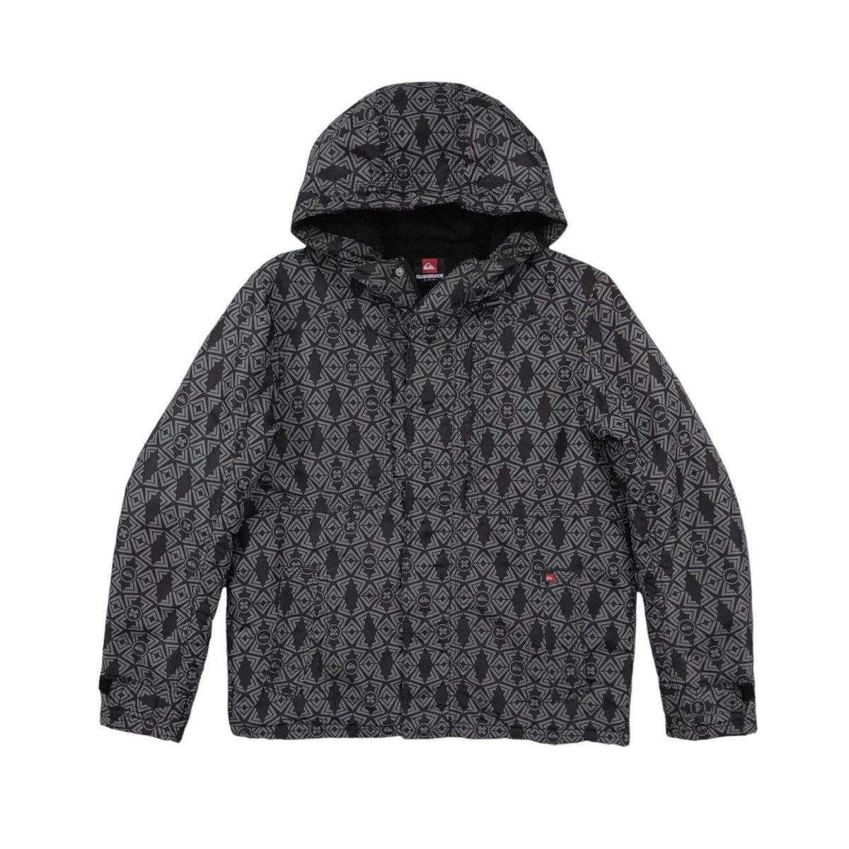 Quiksilver Quiksilver Full Printed Overprint Lined Fleece Jacket Size US L / EU 52-54 / 3 - 3 Thumbnail