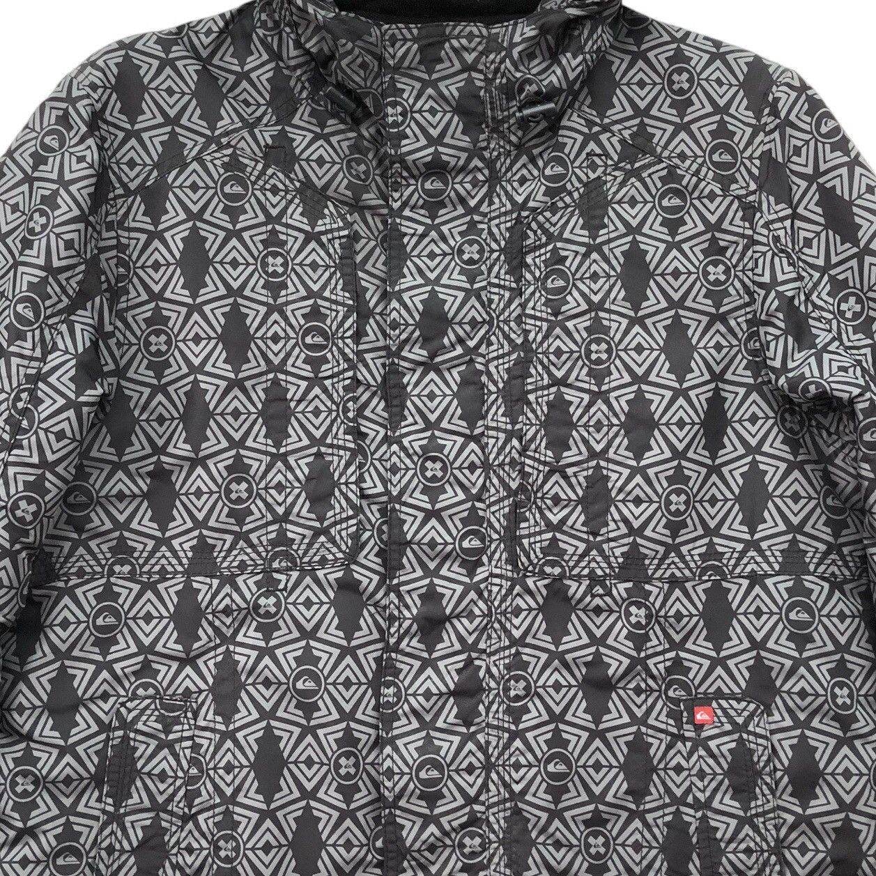Quiksilver Quiksilver Full Printed Overprint Lined Fleece Jacket Size US L / EU 52-54 / 3 - 10 Thumbnail