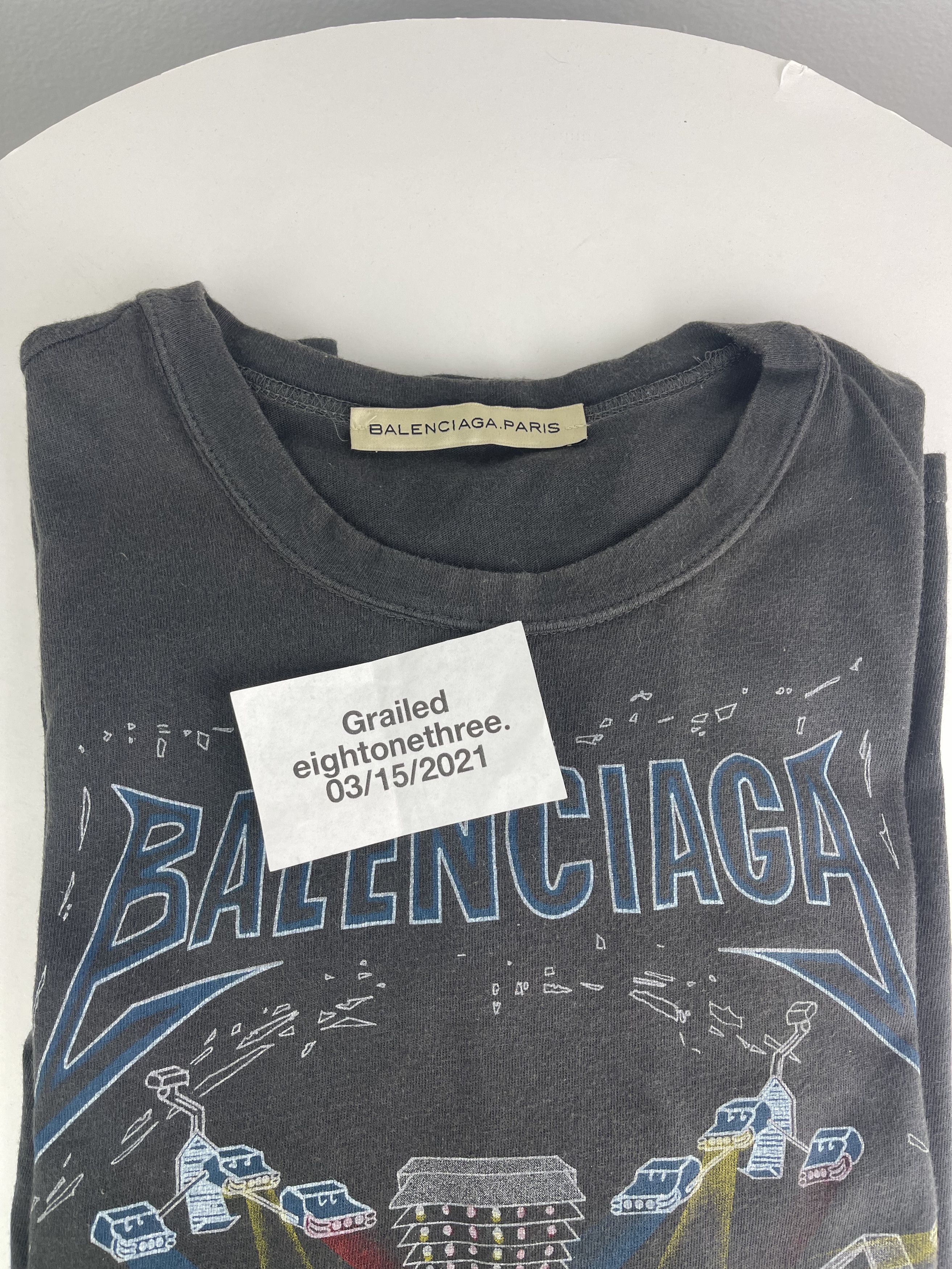 Balenciaga Balenciaga Metallica T-Shirt Size US S / EU 44-46 / 1 - 3 Thumbnail