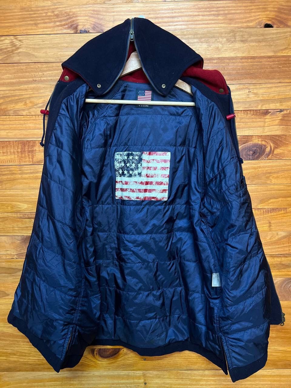 Other KENNEDY GARDECORPS SPELLOUT WOOL HOODED JACKET Size US M / EU 48-50 / 2 - 13 Thumbnail