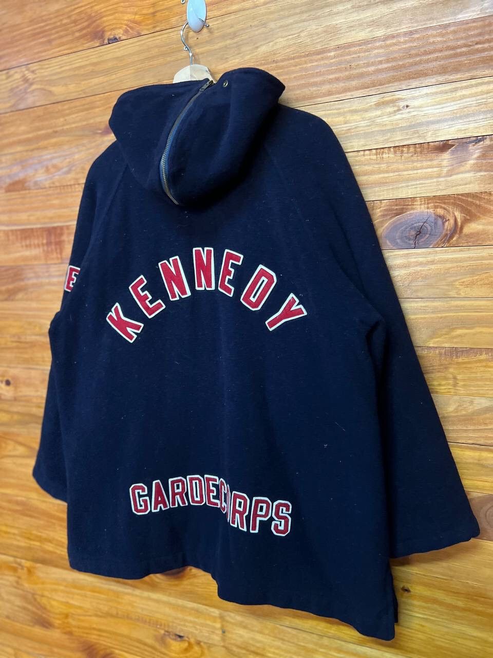 Other KENNEDY GARDECORPS SPELLOUT WOOL HOODED JACKET Size US M / EU 48-50 / 2 - 10 Thumbnail