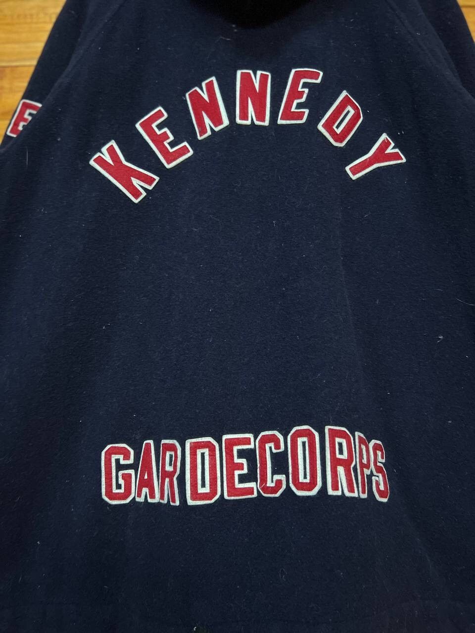 Other KENNEDY GARDECORPS SPELLOUT WOOL HOODED JACKET Size US M / EU 48-50 / 2 - 11 Thumbnail