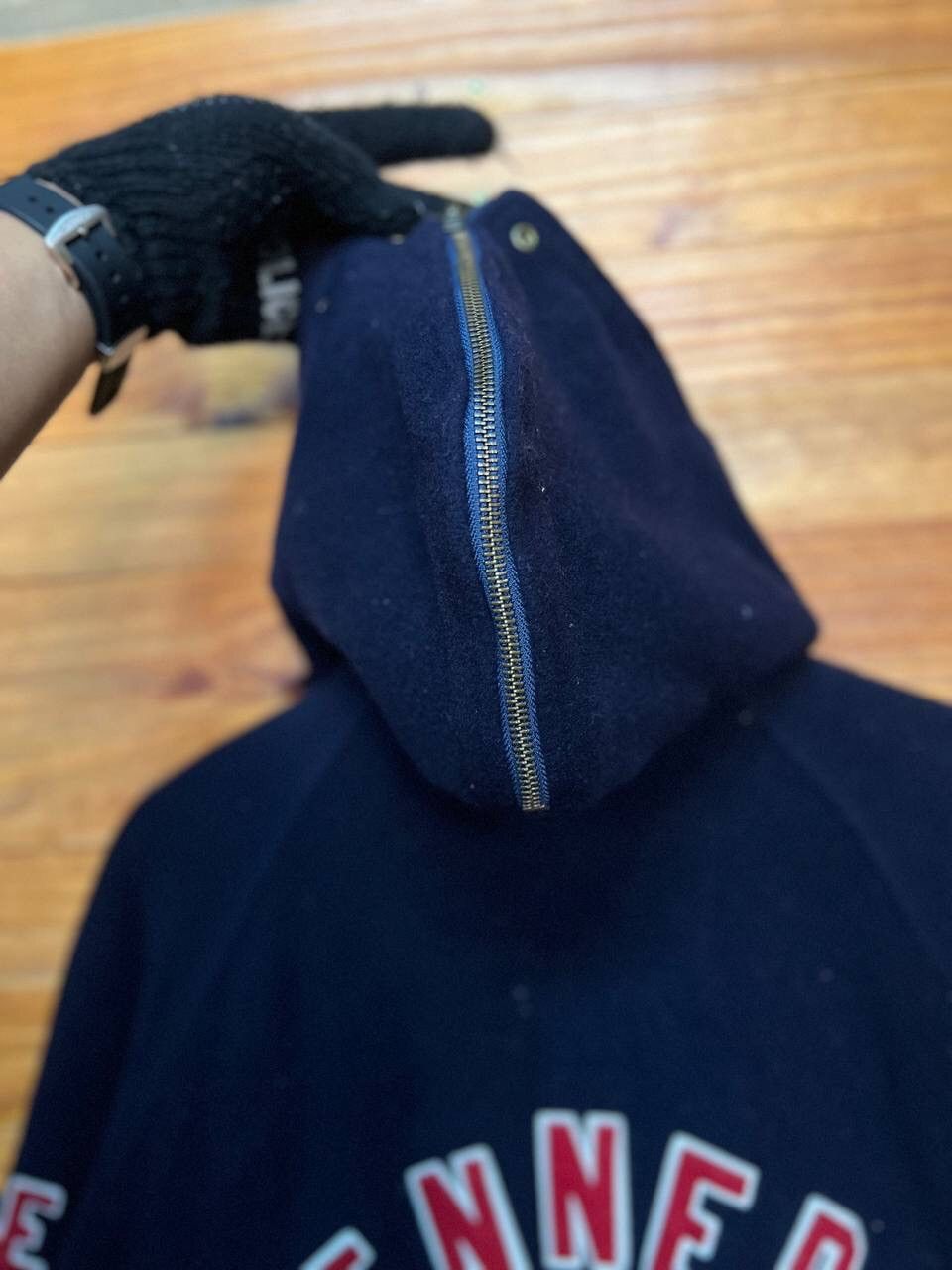 Other KENNEDY GARDECORPS SPELLOUT WOOL HOODED JACKET Size US M / EU 48-50 / 2 - 12 Thumbnail