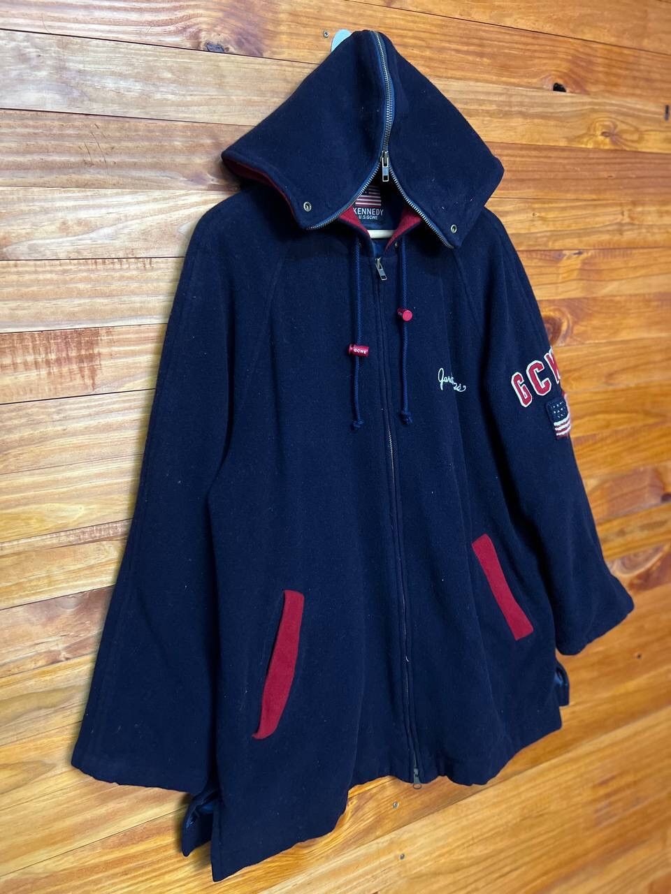 Other KENNEDY GARDECORPS SPELLOUT WOOL HOODED JACKET Size US M / EU 48-50 / 2 - 3 Thumbnail