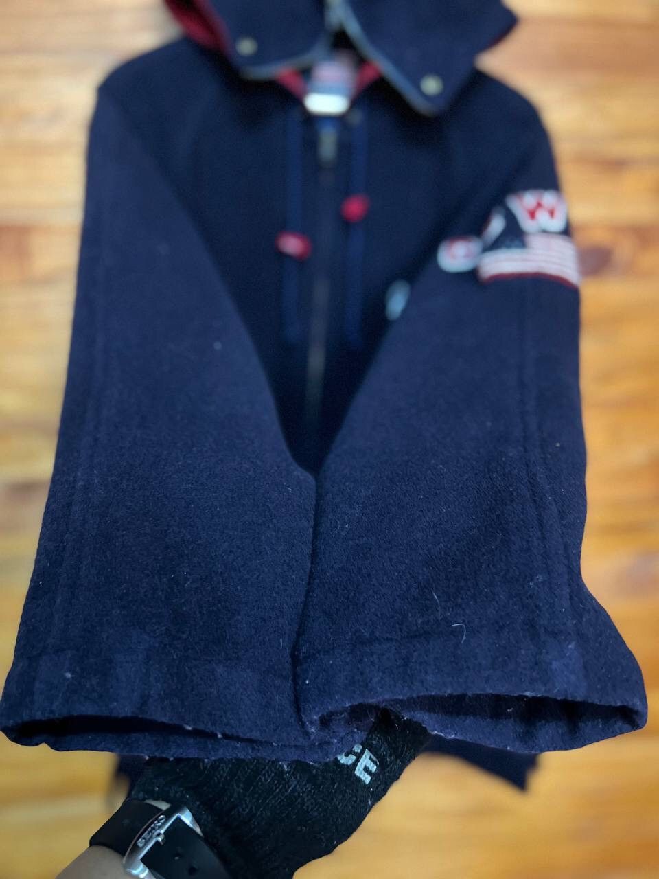 Other KENNEDY GARDECORPS SPELLOUT WOOL HOODED JACKET Size US M / EU 48-50 / 2 - 8 Thumbnail