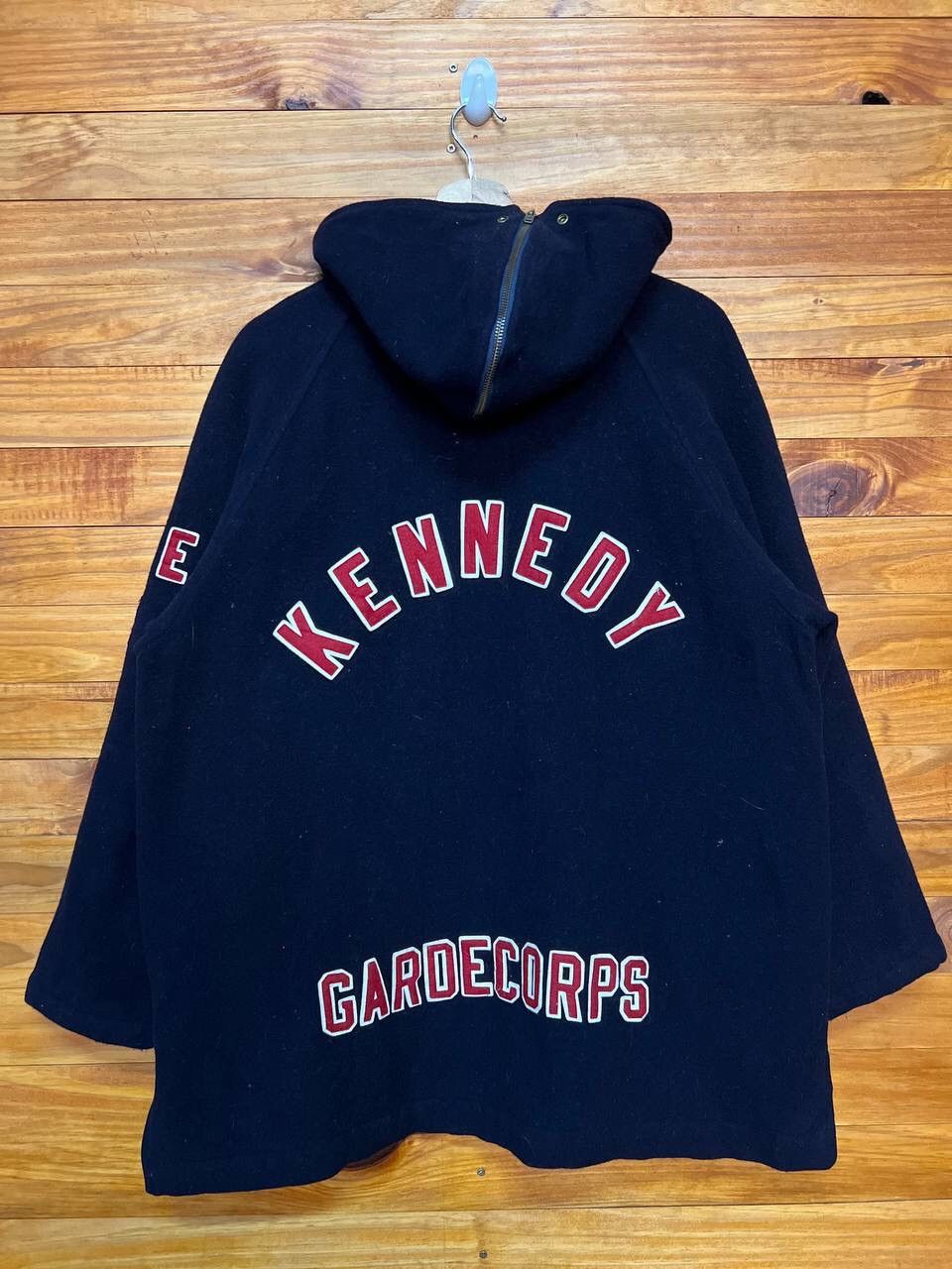 Other KENNEDY GARDECORPS SPELLOUT WOOL HOODED JACKET Size US M / EU 48-50 / 2 - 1 Thumbnail