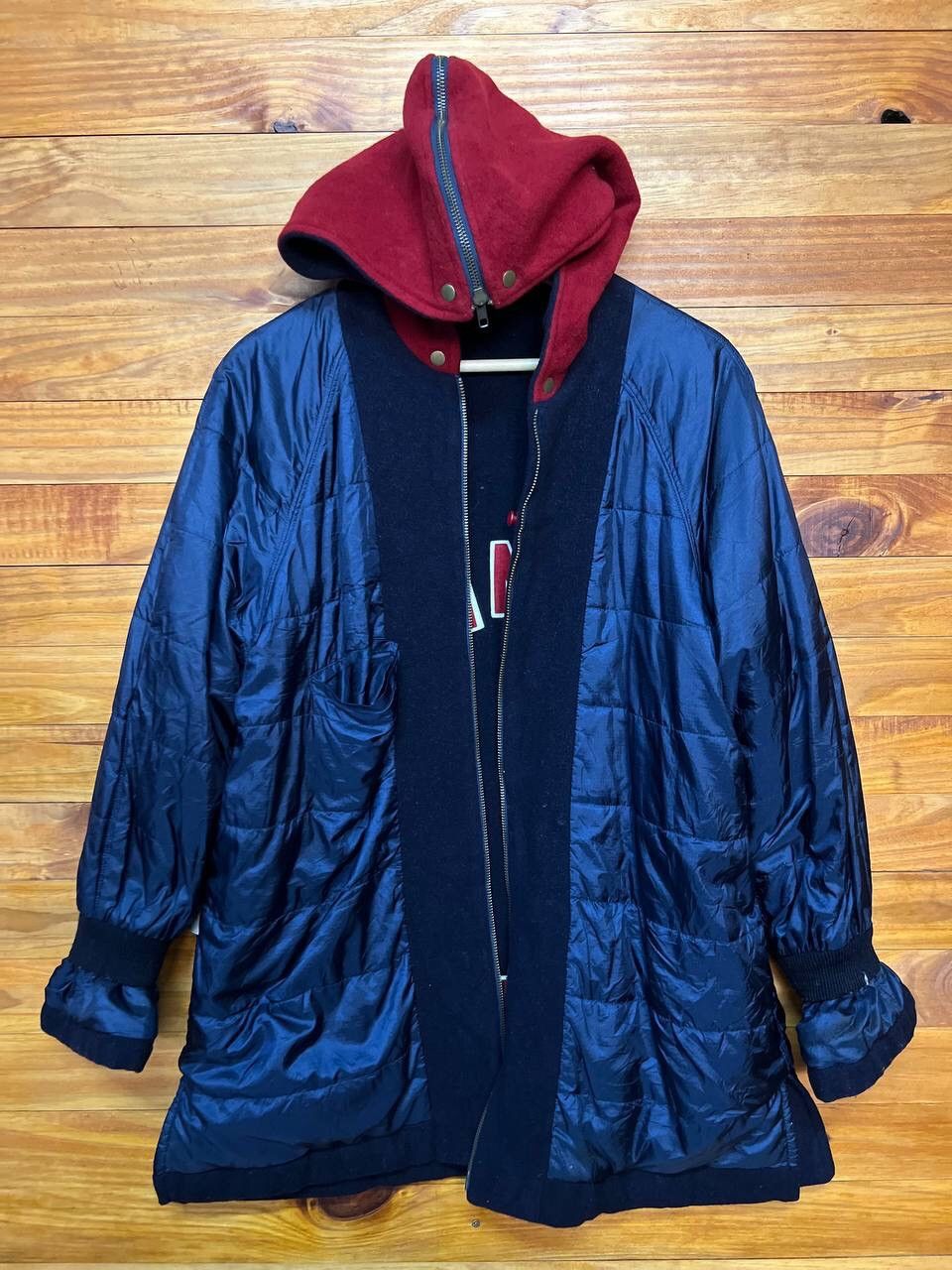 Other KENNEDY GARDECORPS SPELLOUT WOOL HOODED JACKET Size US M / EU 48-50 / 2 - 17 Thumbnail