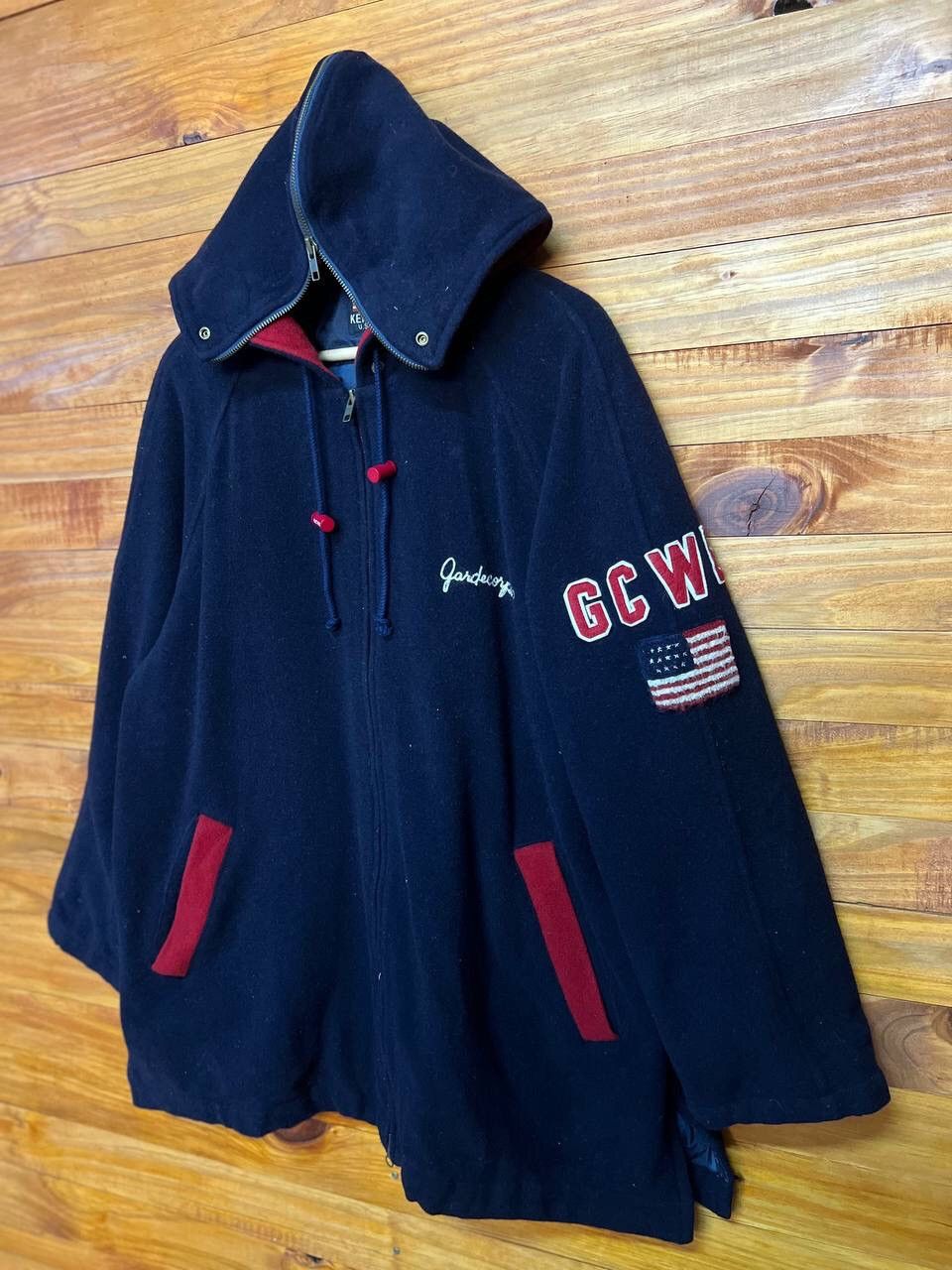 Other KENNEDY GARDECORPS SPELLOUT WOOL HOODED JACKET Size US M / EU 48-50 / 2 - 4 Thumbnail