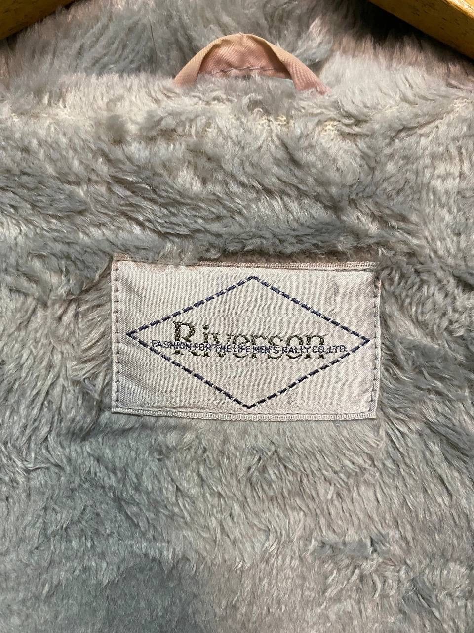 Japanese Brand VINTAGE RIVERSON DENIM FAUX FUR JACKET Size US L / EU 52-54 / 3 - 12 Thumbnail