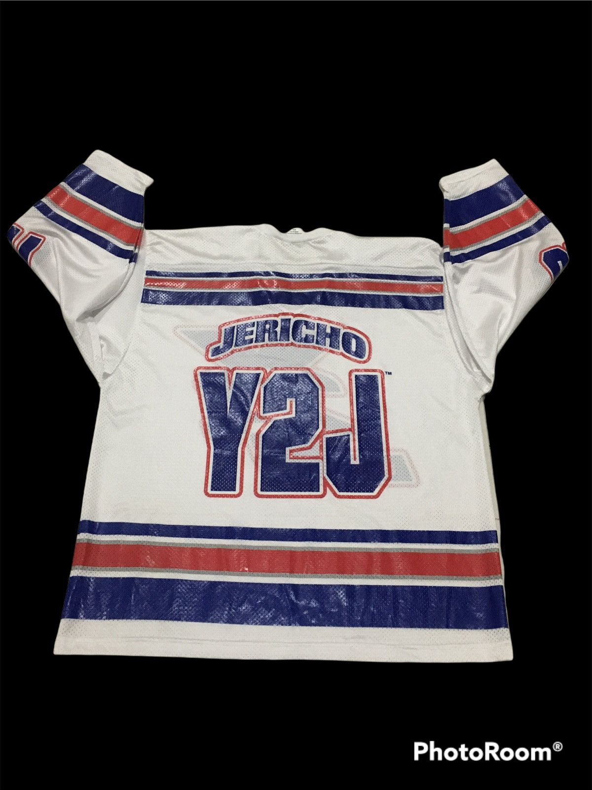 WWE VINTAGE JERICHO Y2J HOCKEY JERSEY Size US XL / EU 56 / 4 - 4 Thumbnail