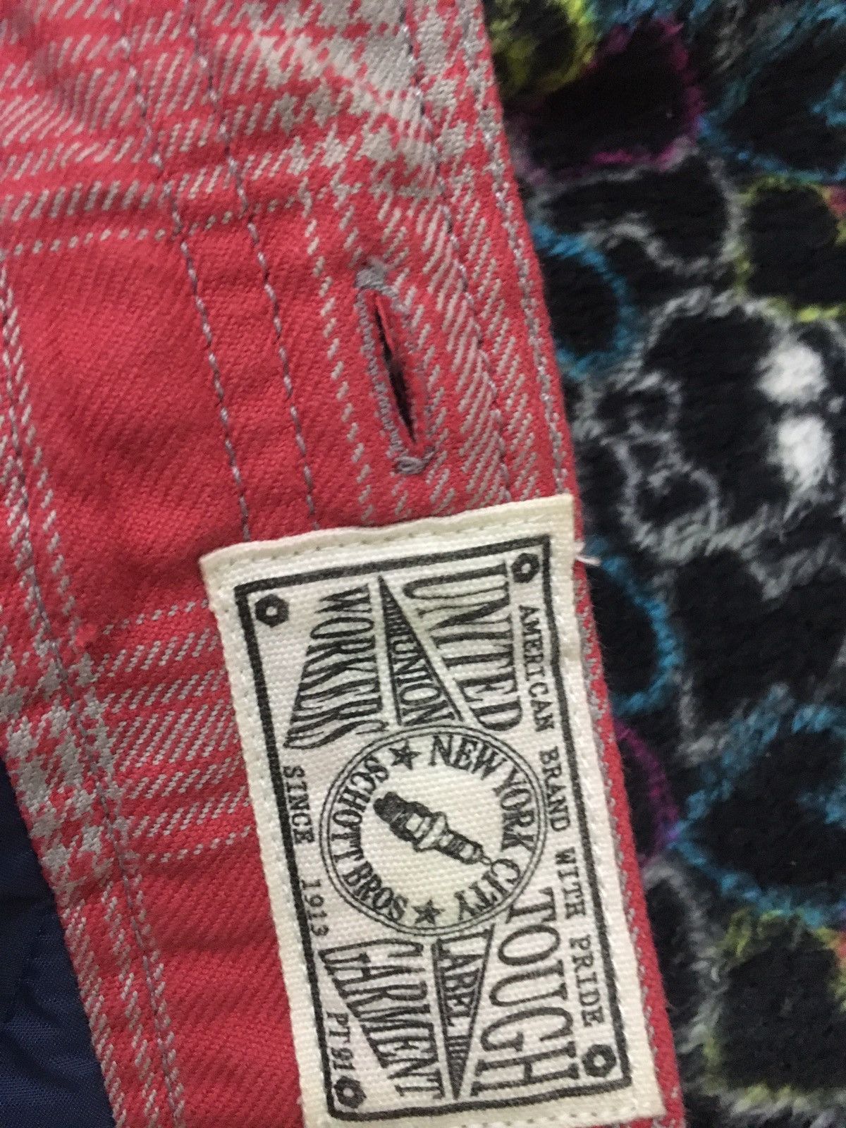 Schott SCHOTT PERFECTO FLANNEL PLAID BIKER JACKET Size US S / EU 44-46 / 1 - 5 Thumbnail