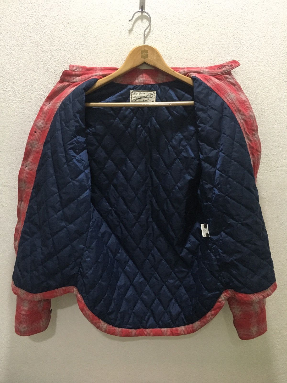 Schott SCHOTT PERFECTO FLANNEL PLAID BIKER JACKET Size US S / EU 44-46 / 1 - 7 Thumbnail