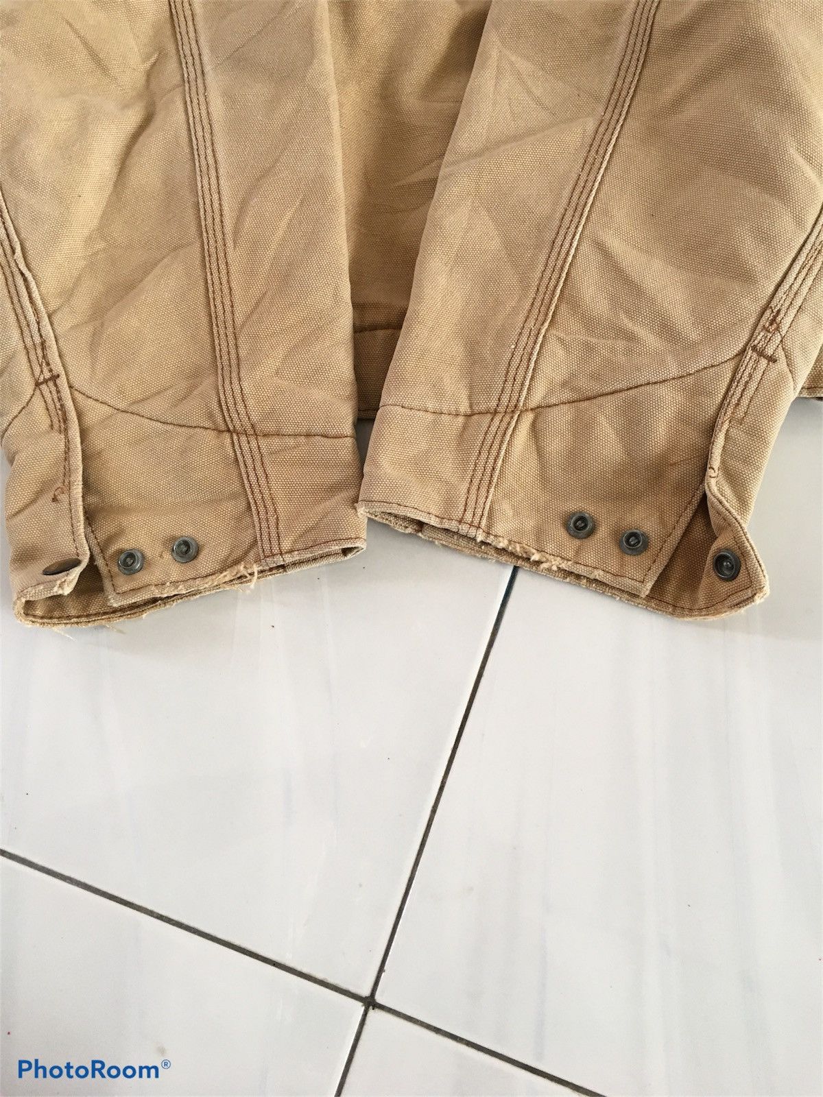 Carhartt Carthartt 90’s Thrashed Beautiful Sun Faded Workwear Jacket Size US XL / EU 56 / 4 - 6 Thumbnail