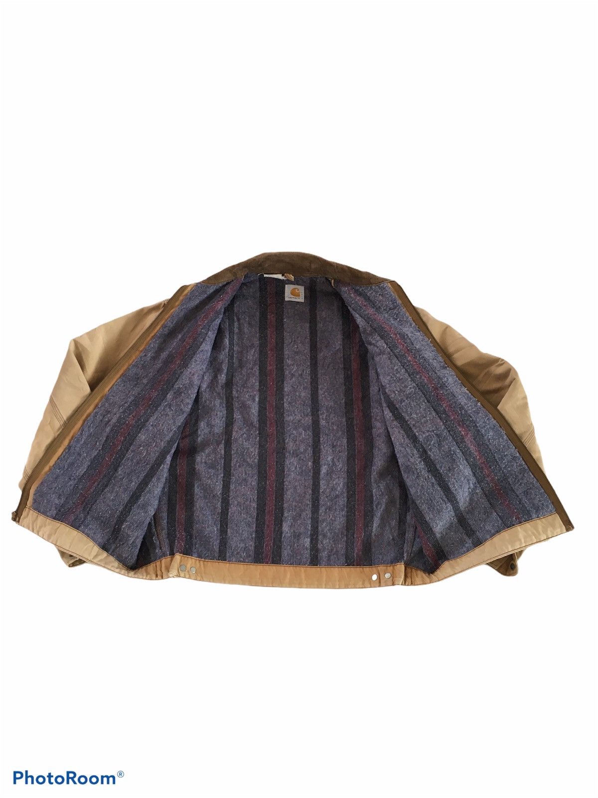 Carhartt Carthartt 90’s Thrashed Beautiful Sun Faded Workwear Jacket Size US XL / EU 56 / 4 - 7 Thumbnail