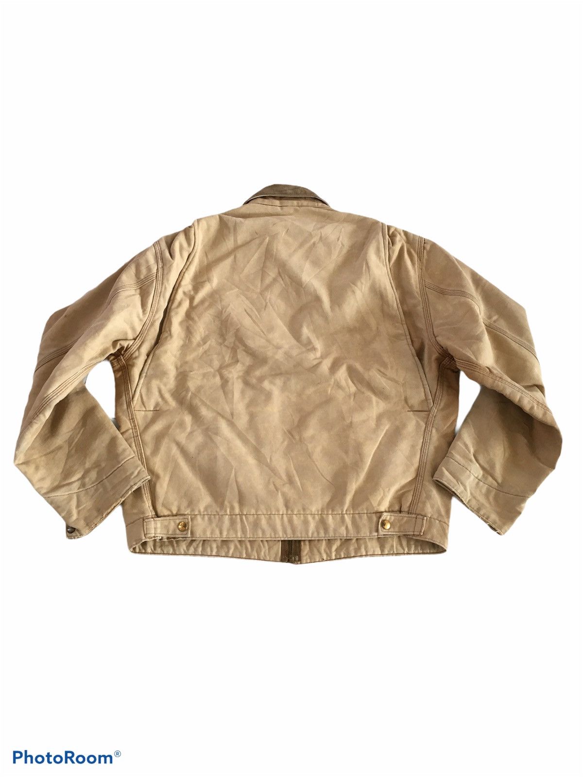 Carhartt Carthartt 90’s Thrashed Beautiful Sun Faded Workwear Jacket Size US XL / EU 56 / 4 - 5 Thumbnail