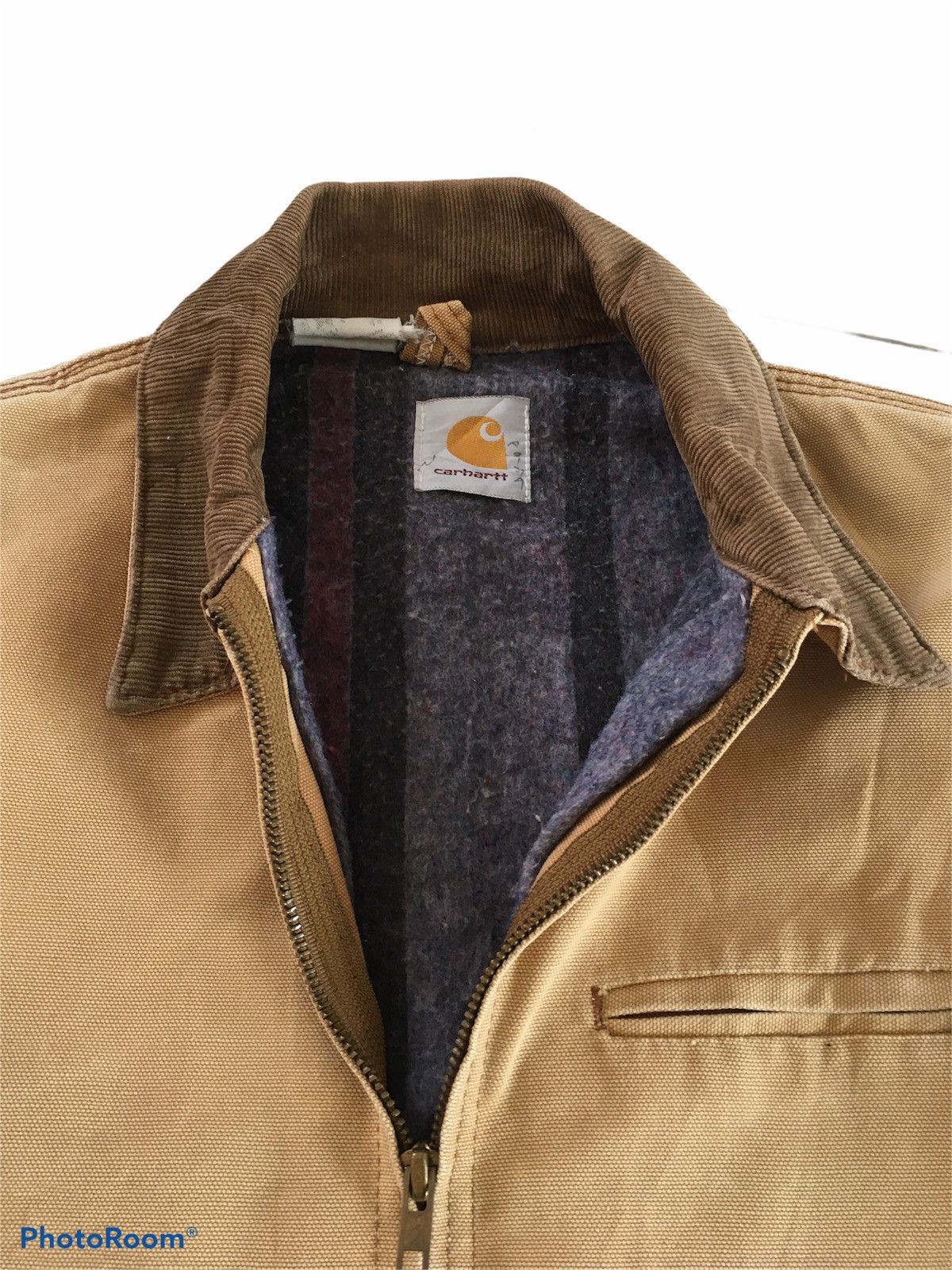 Carhartt Carthartt 90’s Thrashed Beautiful Sun Faded Workwear Jacket Size US XL / EU 56 / 4 - 2 Thumbnail