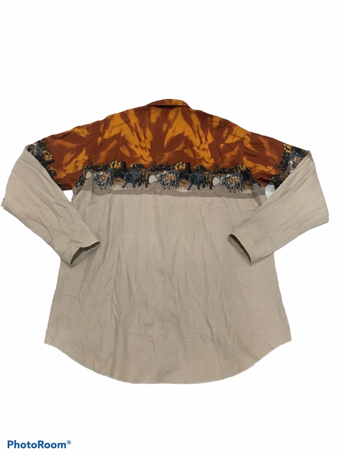 Wrangler Vintage 90’s Wrangler Western Cowboy Print Shirt Size US L / EU 52-54 / 3 - 4 Thumbnail