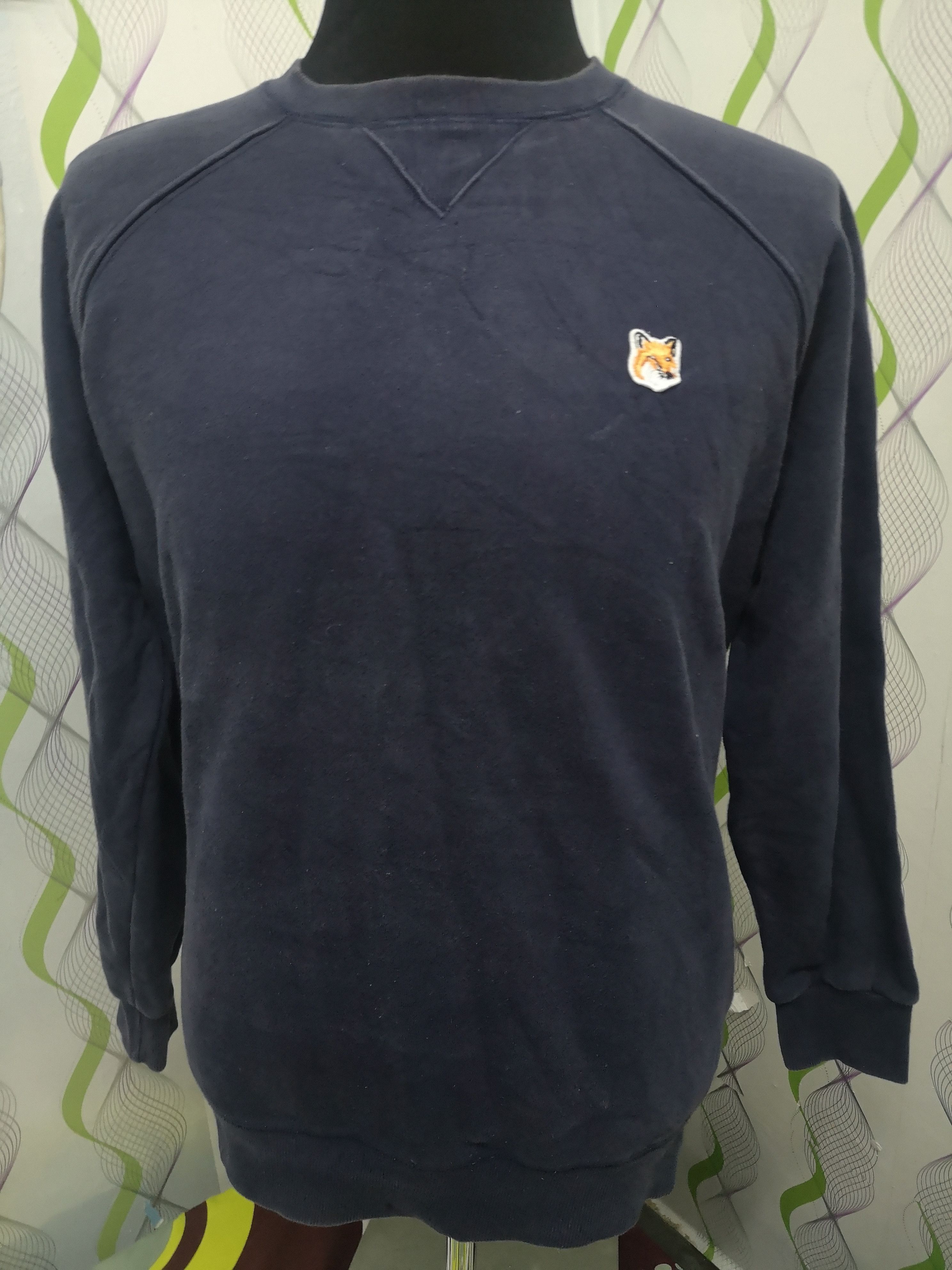 Maison Kitsune Maison Kitsune fox patch cotton sweatshirt Size US L / EU 52-54 / 3 - 1 Thumbnail