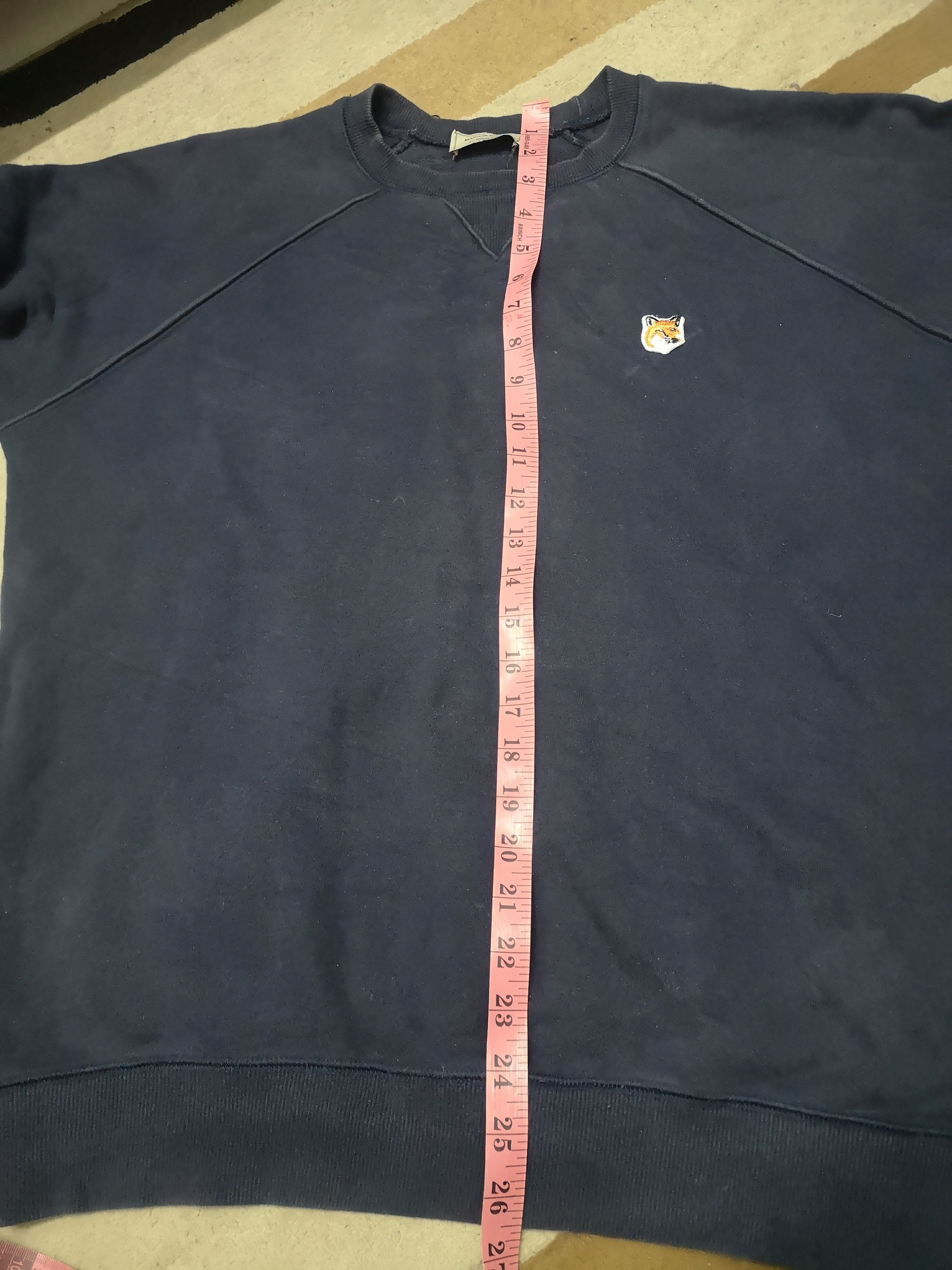 Maison Kitsune Maison Kitsune fox patch cotton sweatshirt Size US L / EU 52-54 / 3 - 5 Thumbnail