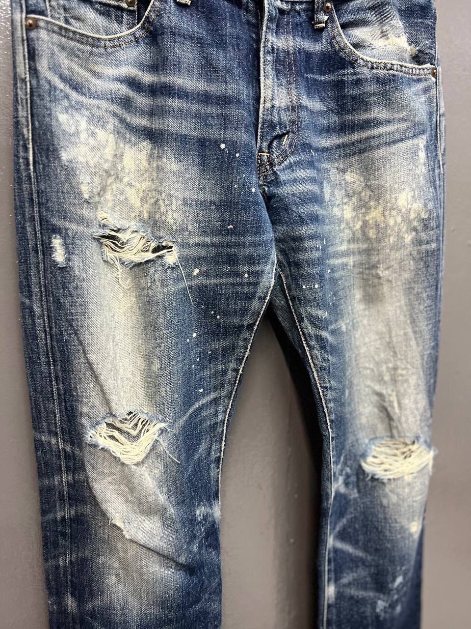 Japanese Brand VINTAGE RNA DISTRESS JEANS Size US 33 - 5 Thumbnail