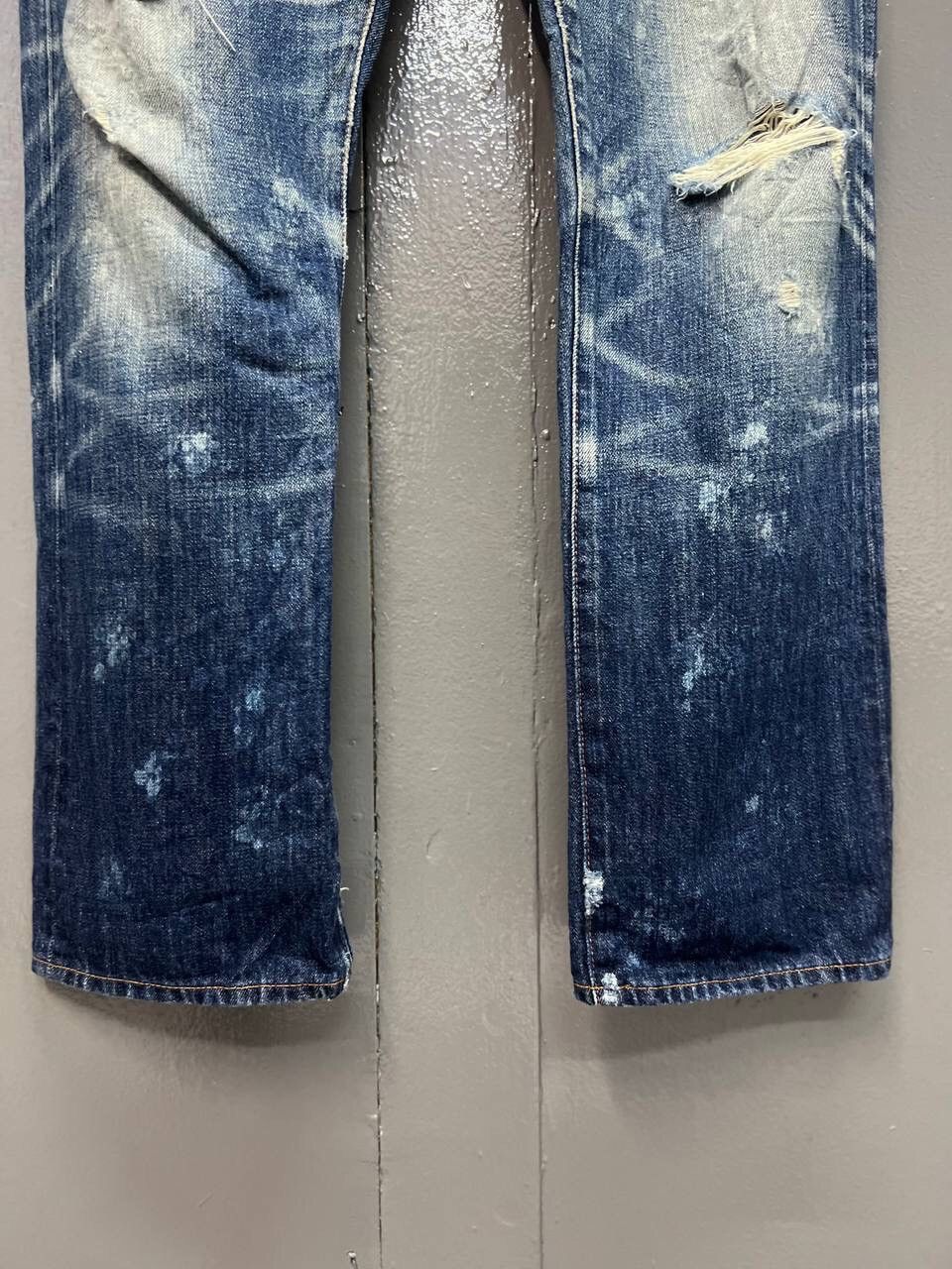 Japanese Brand VINTAGE RNA DISTRESS JEANS Size US 33 - 6 Thumbnail