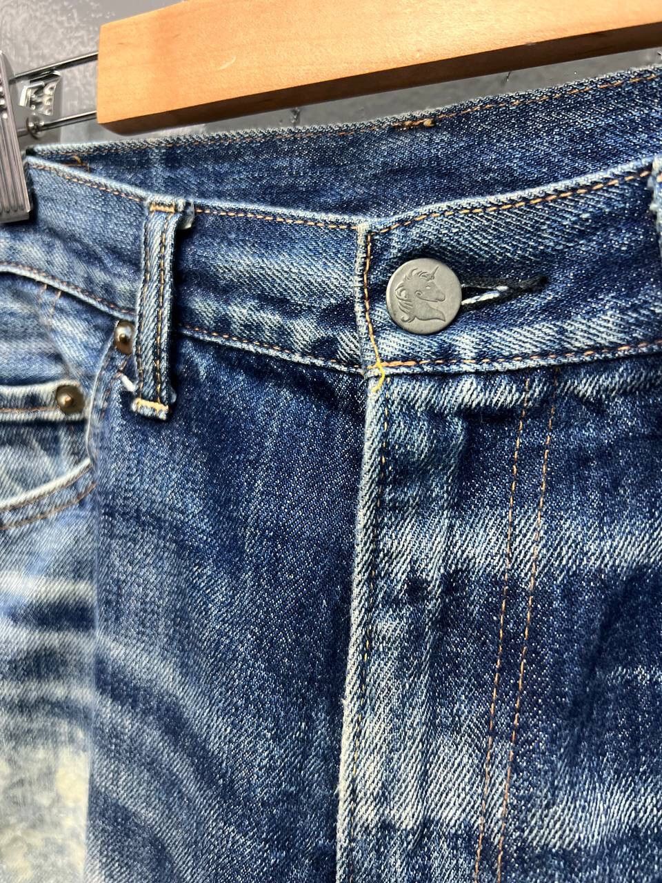 Japanese Brand VINTAGE RNA DISTRESS JEANS Size US 33 - 4 Thumbnail