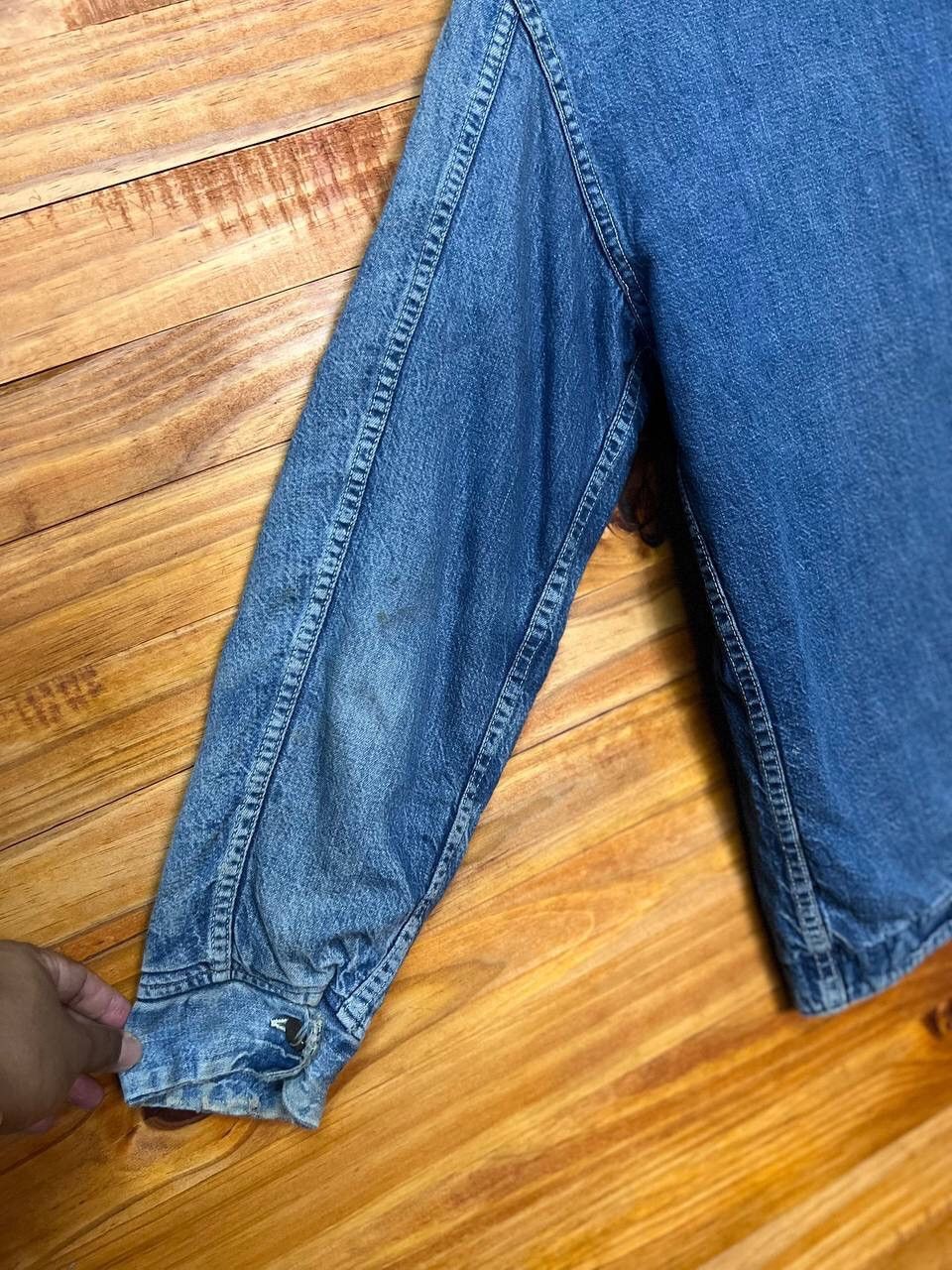 Original Montgomery VINTAGE MONTGOMERY WARD DENIM CHORE JACKET Size US L / EU 52-54 / 3 - 11 Thumbnail