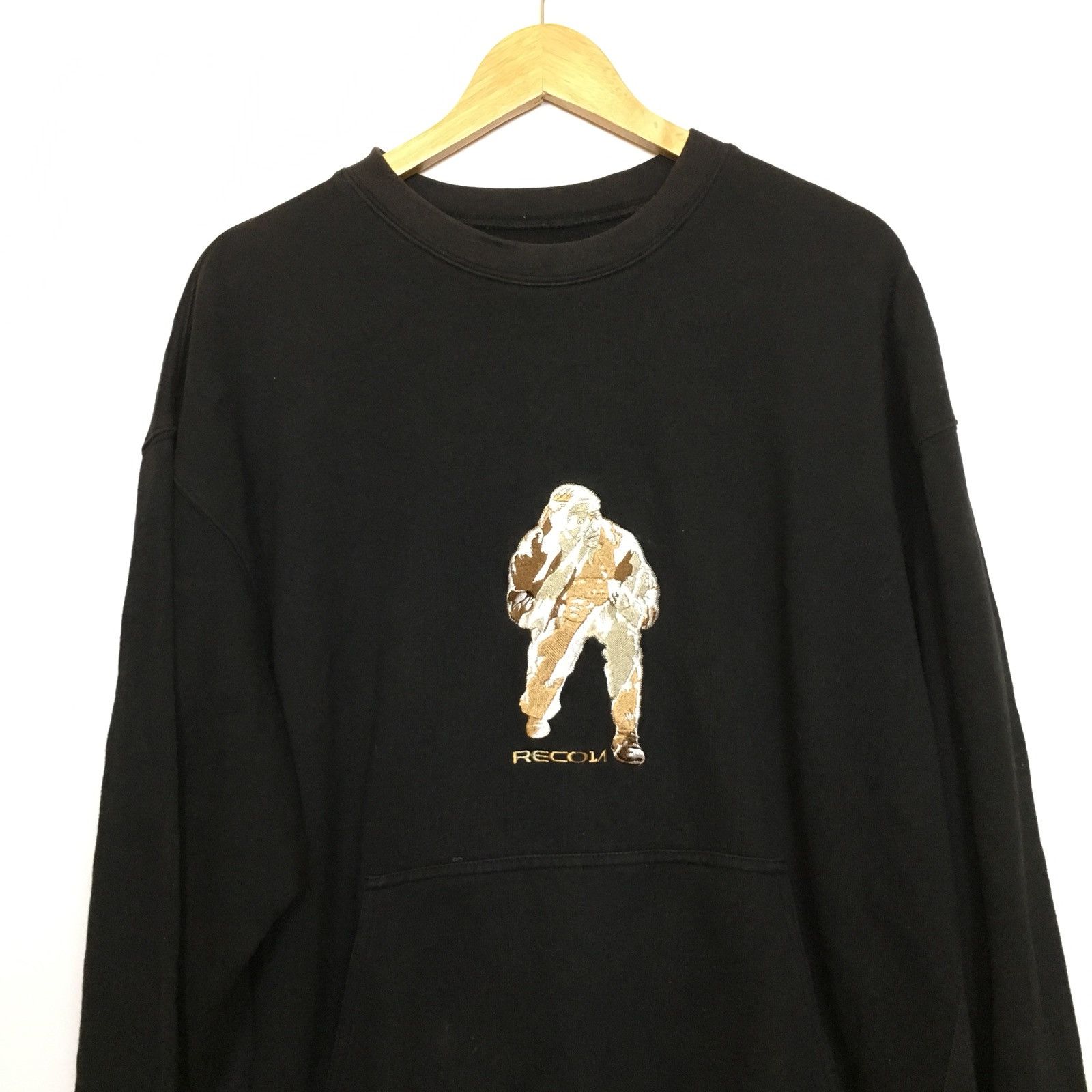 Recon Rare Early 2000's Soldier Embroidered Logo Sweatshirt Size US L / EU 52-54 / 3 - 2 Thumbnail