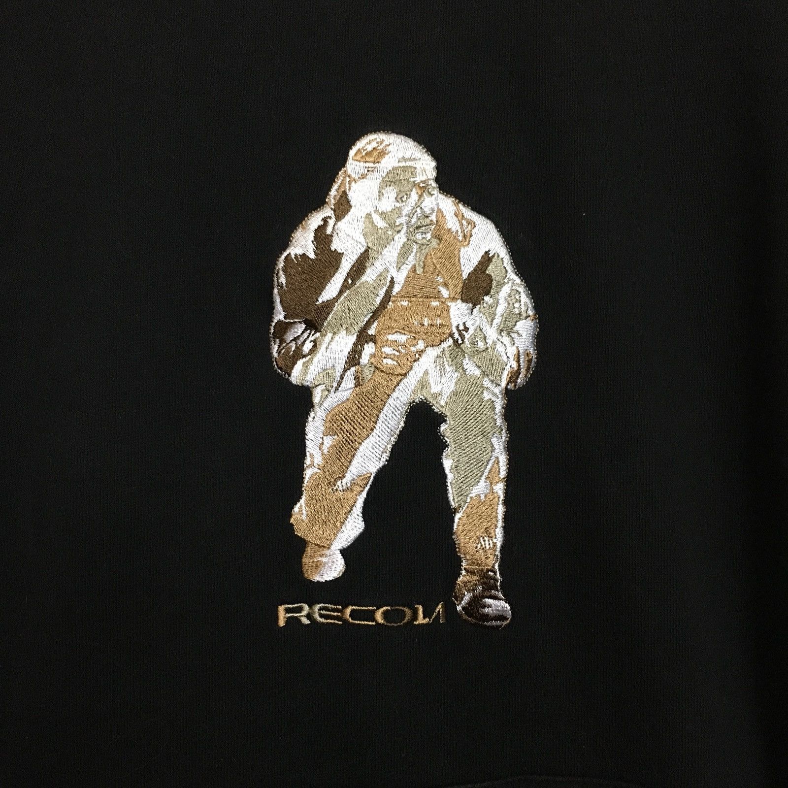 Recon Rare Early 2000's Soldier Embroidered Logo Sweatshirt Size US L / EU 52-54 / 3 - 3 Thumbnail
